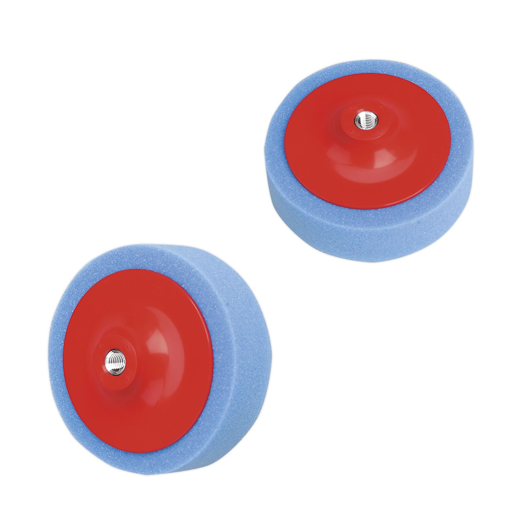 Sealey Buffing & Polishing Foam Head 150x50mm M14x2mm Blue/Med