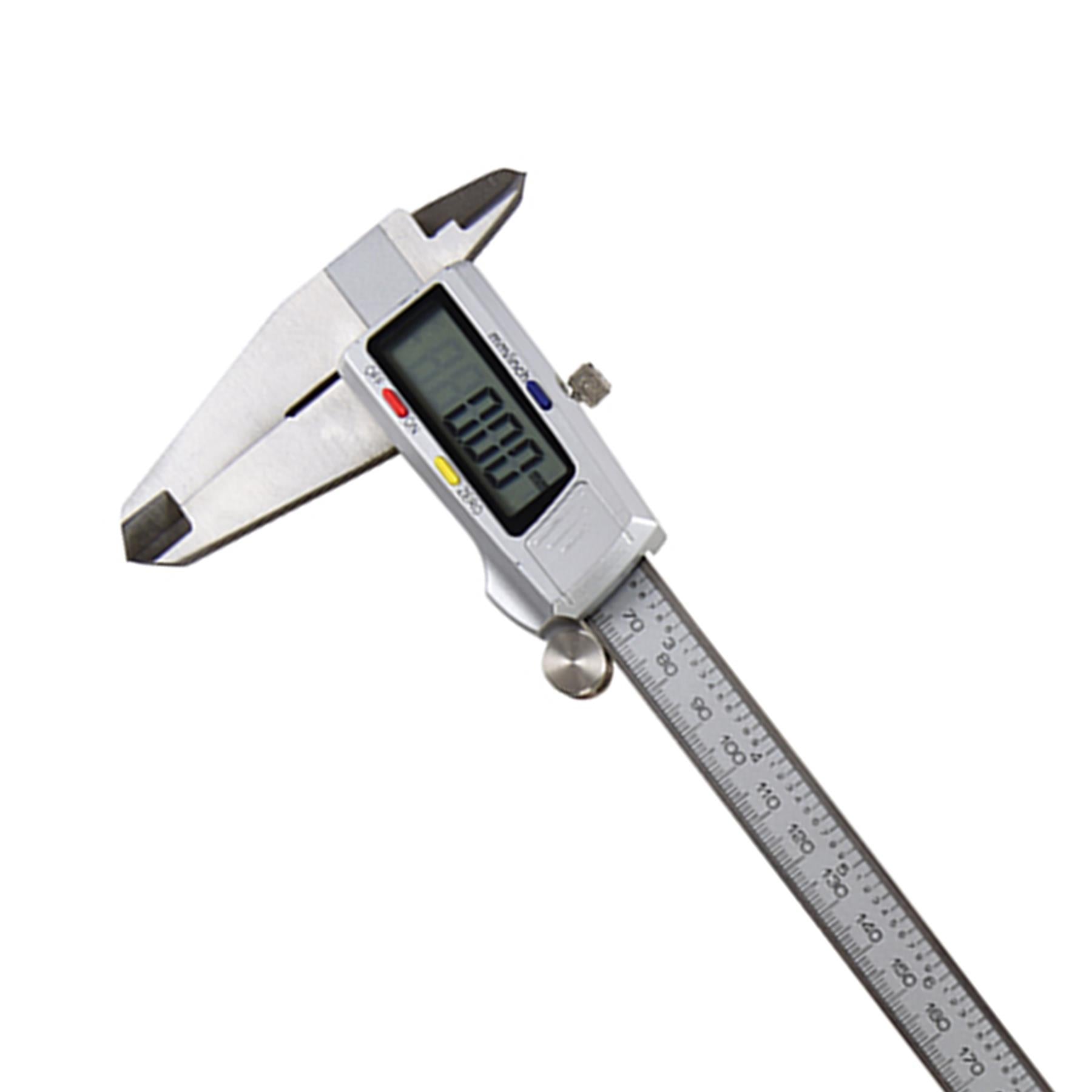 Digital Vernier Caliper Micrometer Expert Electronic LCD Display Tool 6in 300mm