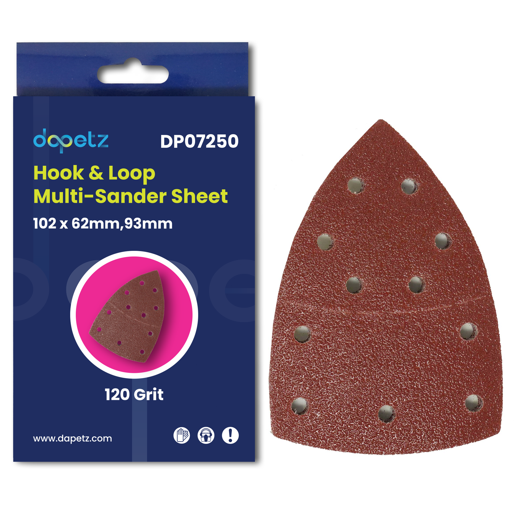 40-180 Grits Mouse Sanding Sheets Hook and Loop Sander Pads 11-Holes Sand Paper 50PC