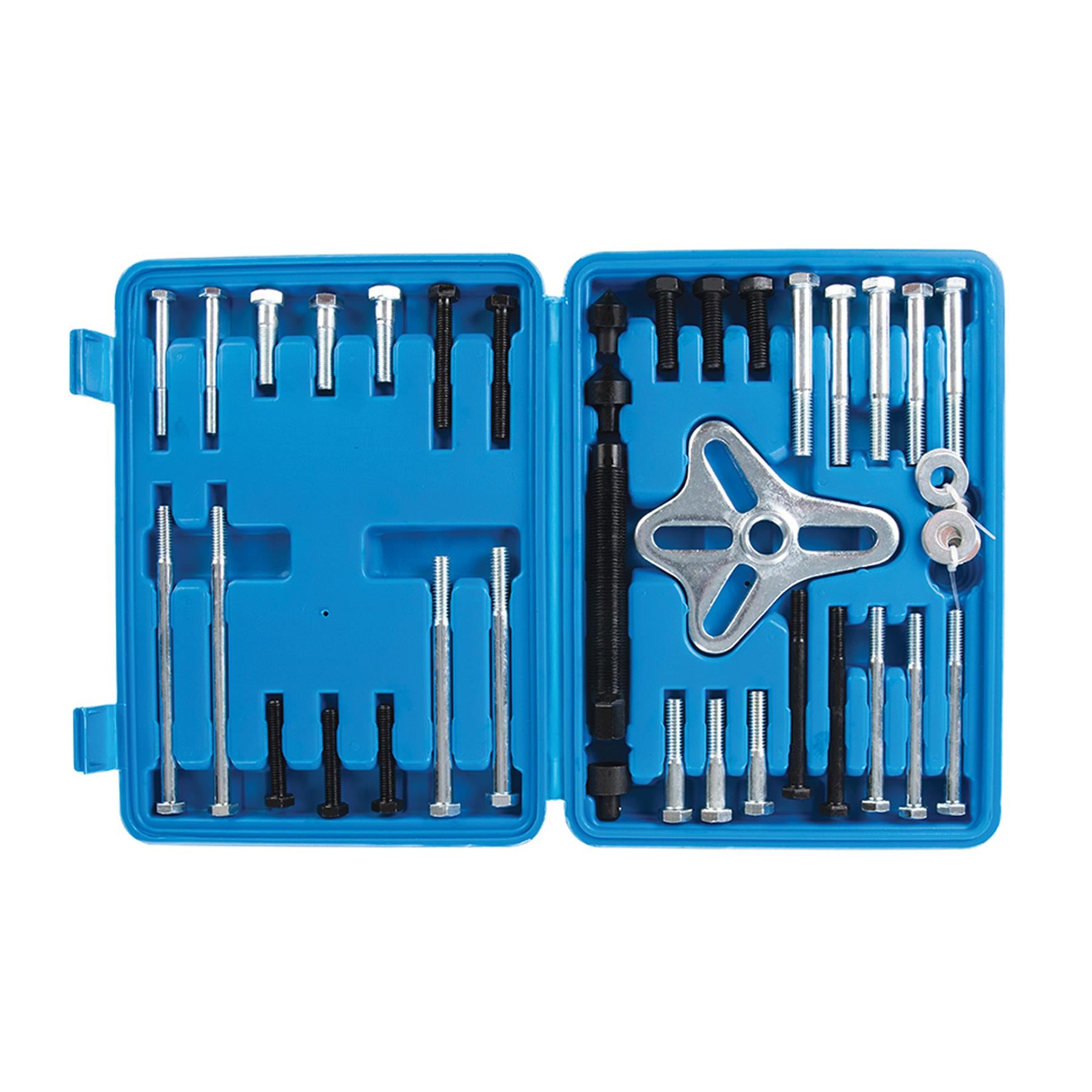 Harmonic Balancer Puller Set 46Pc 40 - 93mm With Zinc Plated Yoke And Bolts