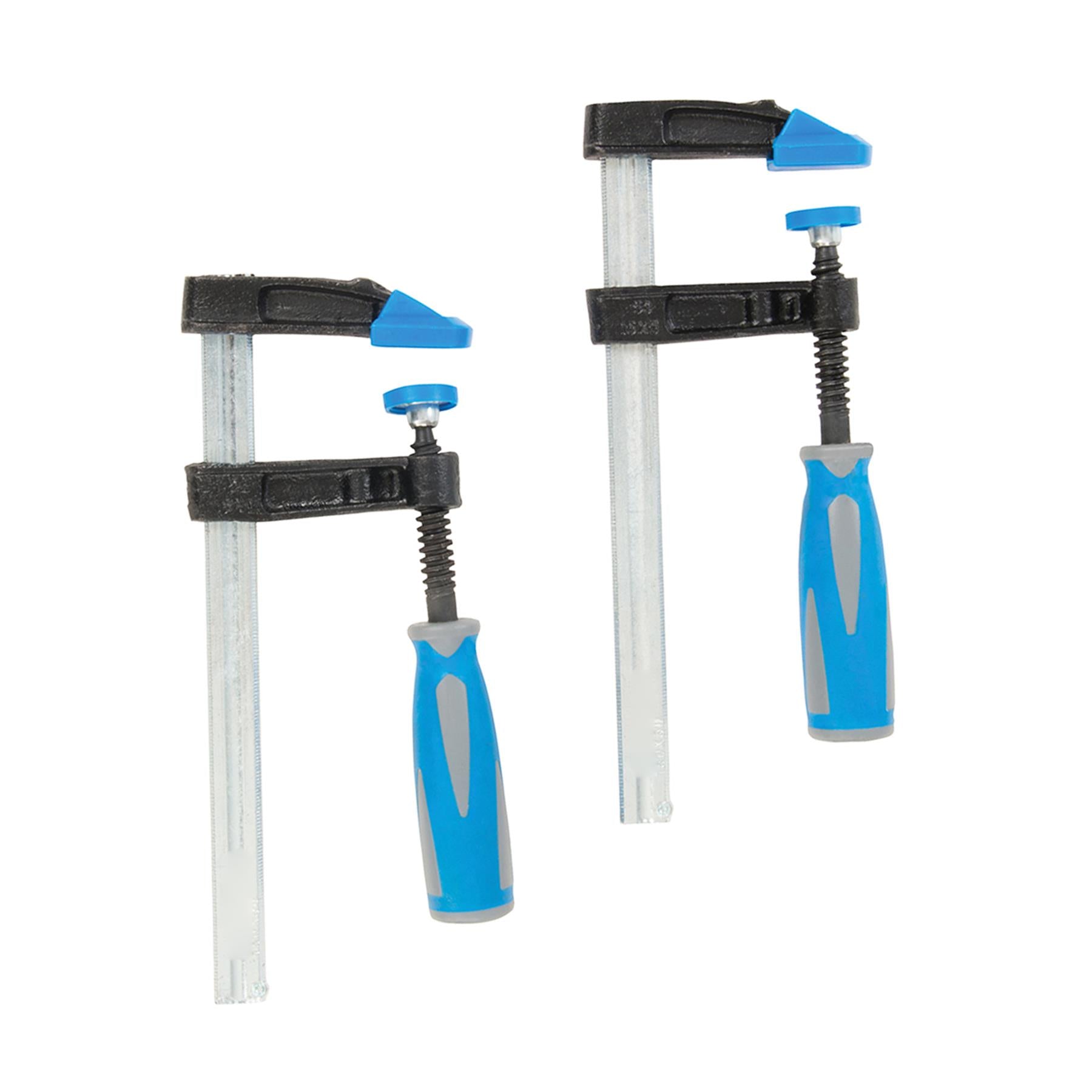 2Pce F-Clamp Set 150 X 50mm Strong Soft Grip Hobby Woodwork Carpentry DIY