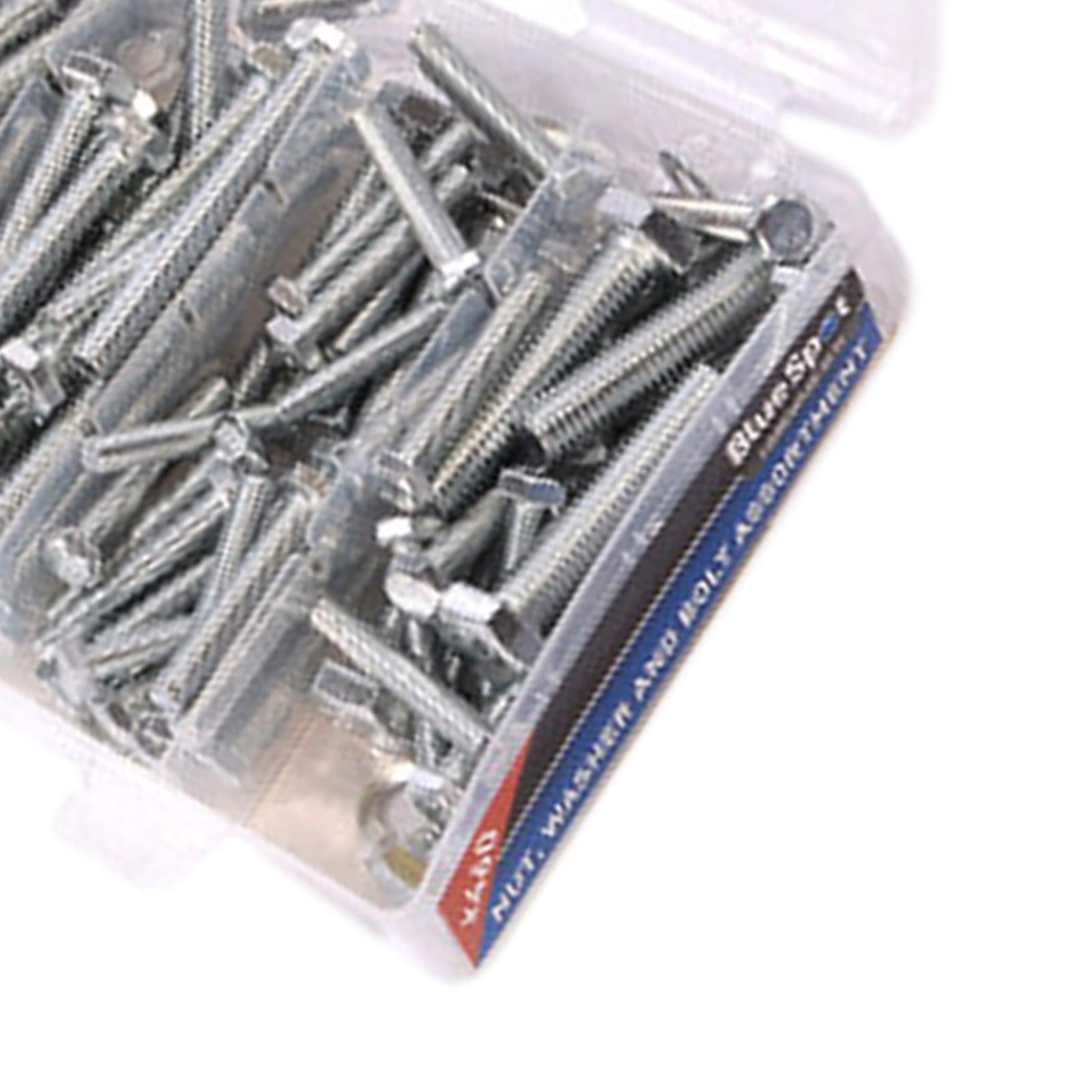 Bluespot 300pc Assorted M5 M6 M8 Stainless Steel Allen Bolts Cap Head Nuts Washer