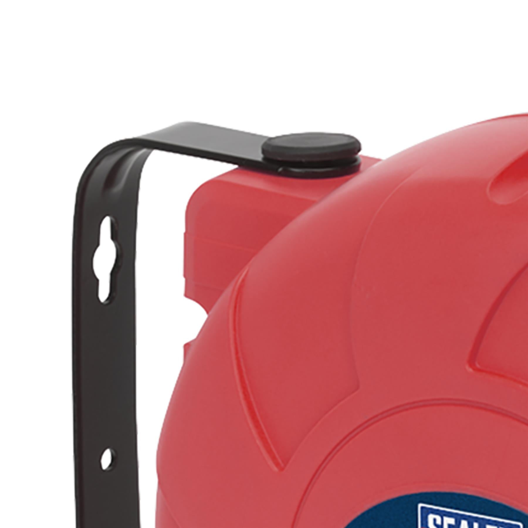 Sealey CRM151 Retractable Cable Reel System 15M 1 x 230V Socket Extension Extend