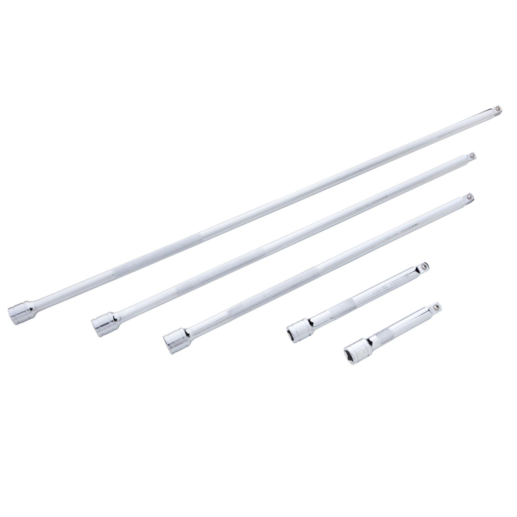BlueSpot 5pc 3/8" dr Extra Long Extension Bar Set 100, 150, 350, 450, 600mm