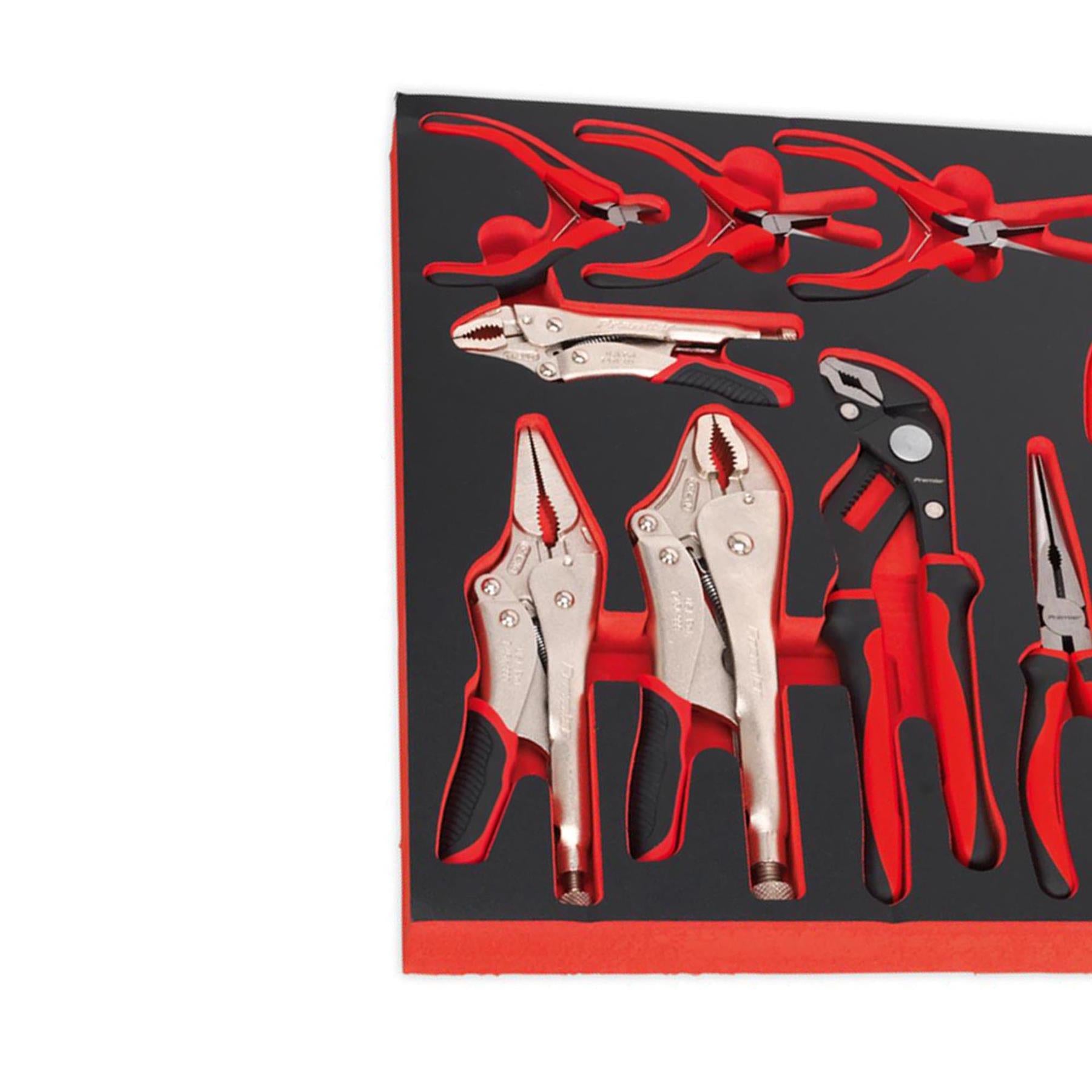 Sealey Tool Tray with Pliers Set 14pc