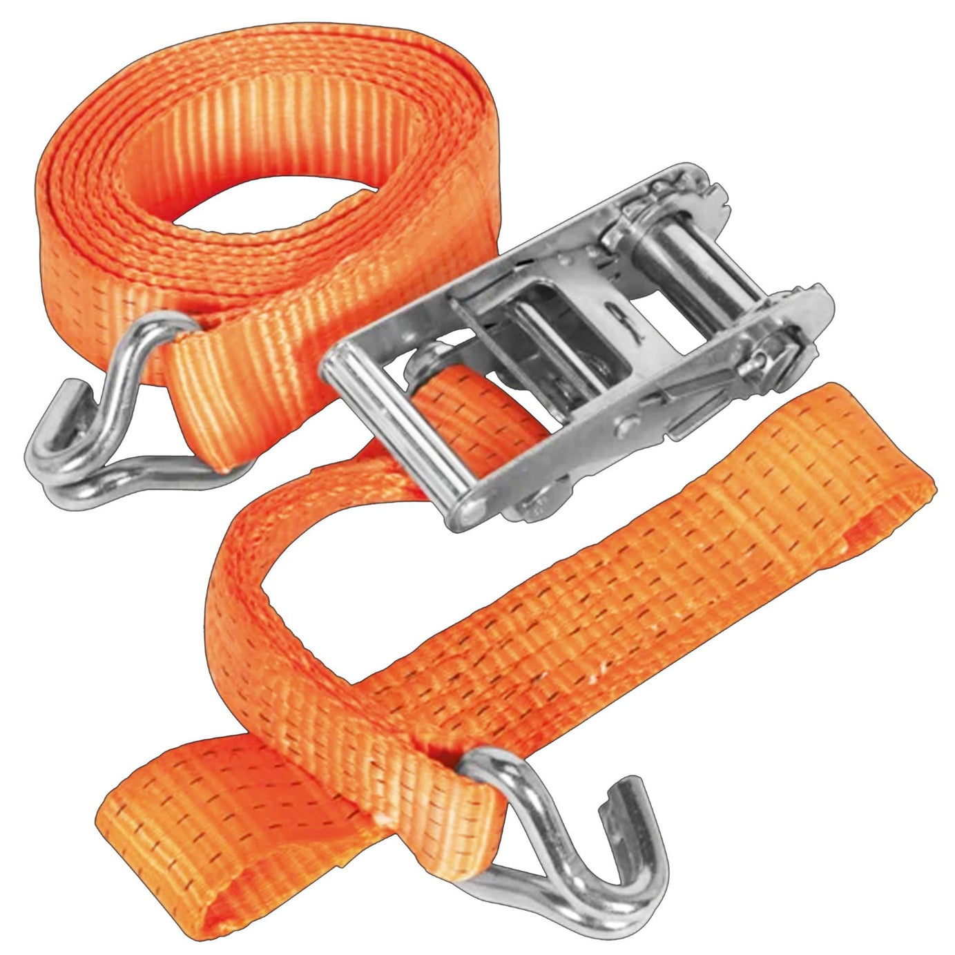 Sealey Car Transporter Ratchet Tie Down 50mm x 3m Alloy Wheel - Single 5000kg Breaking Strength