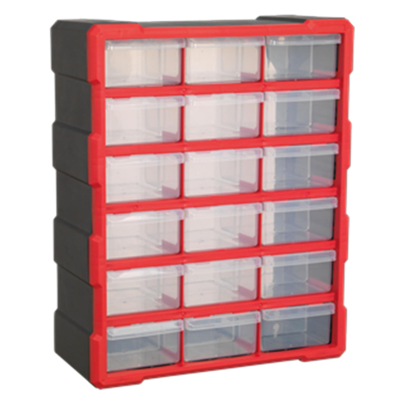 Sealey Cabinet Box 18 Drawer - Red/Black