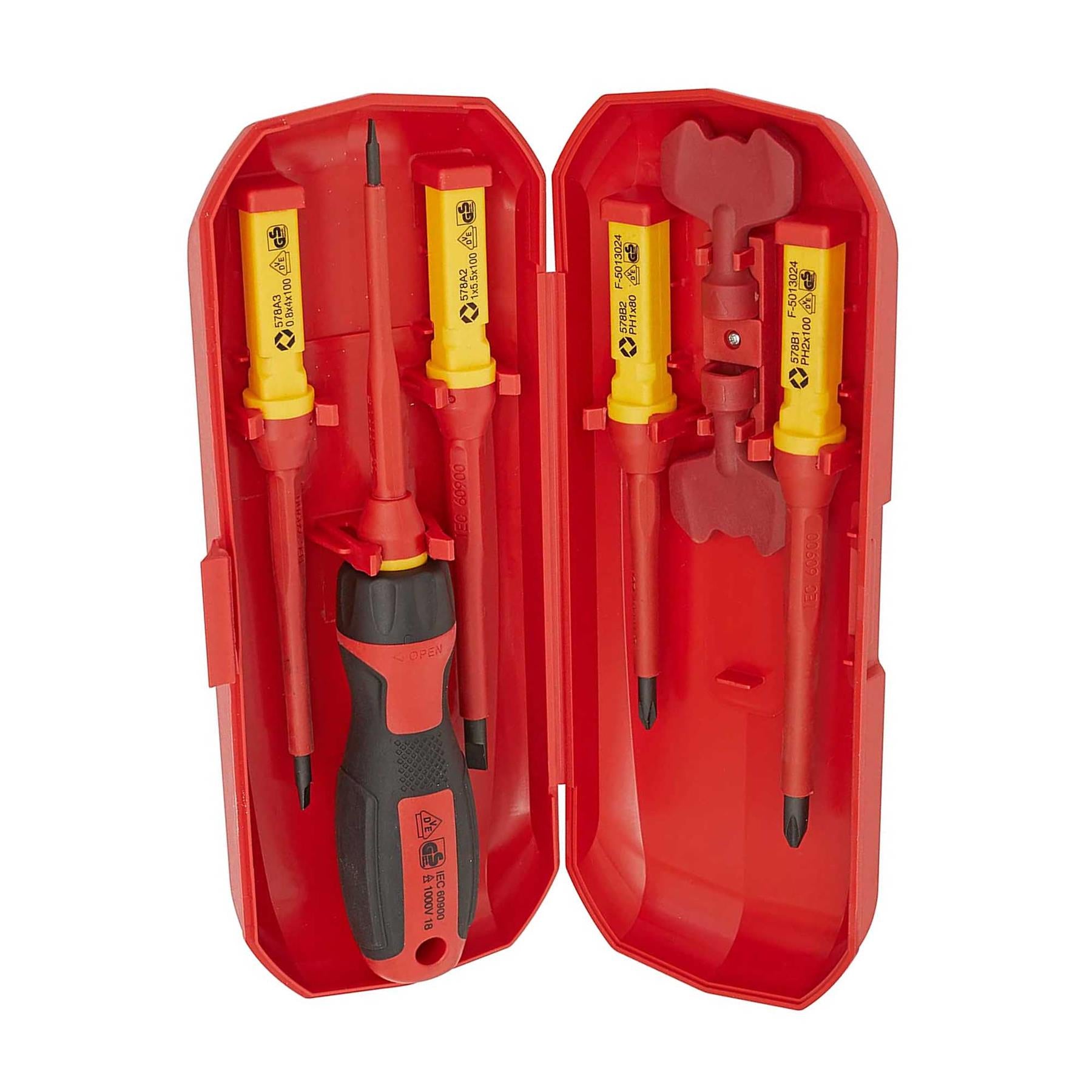 Sealey Screwdriver Set Interchangeable 8pc - VDE Approved