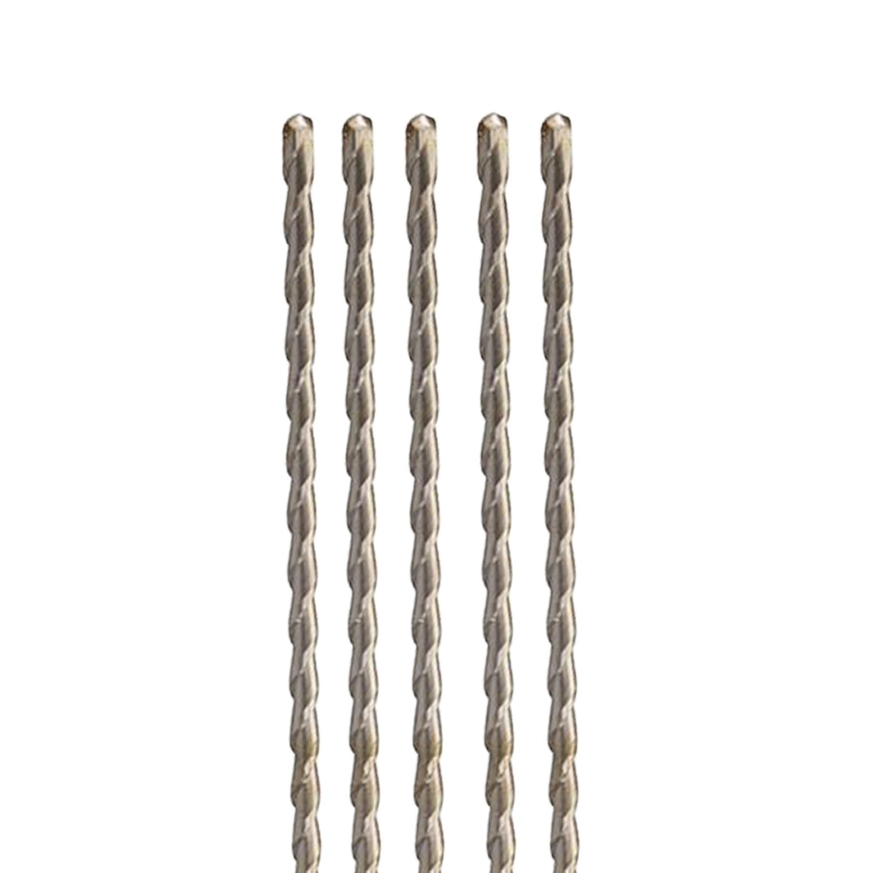 5 x SDS+ PLUS MASONRY DRILL BIT 10 x 460mm, TUNGSTEN CARBIDE TIP, FOR STONE CONCRETE BRICK