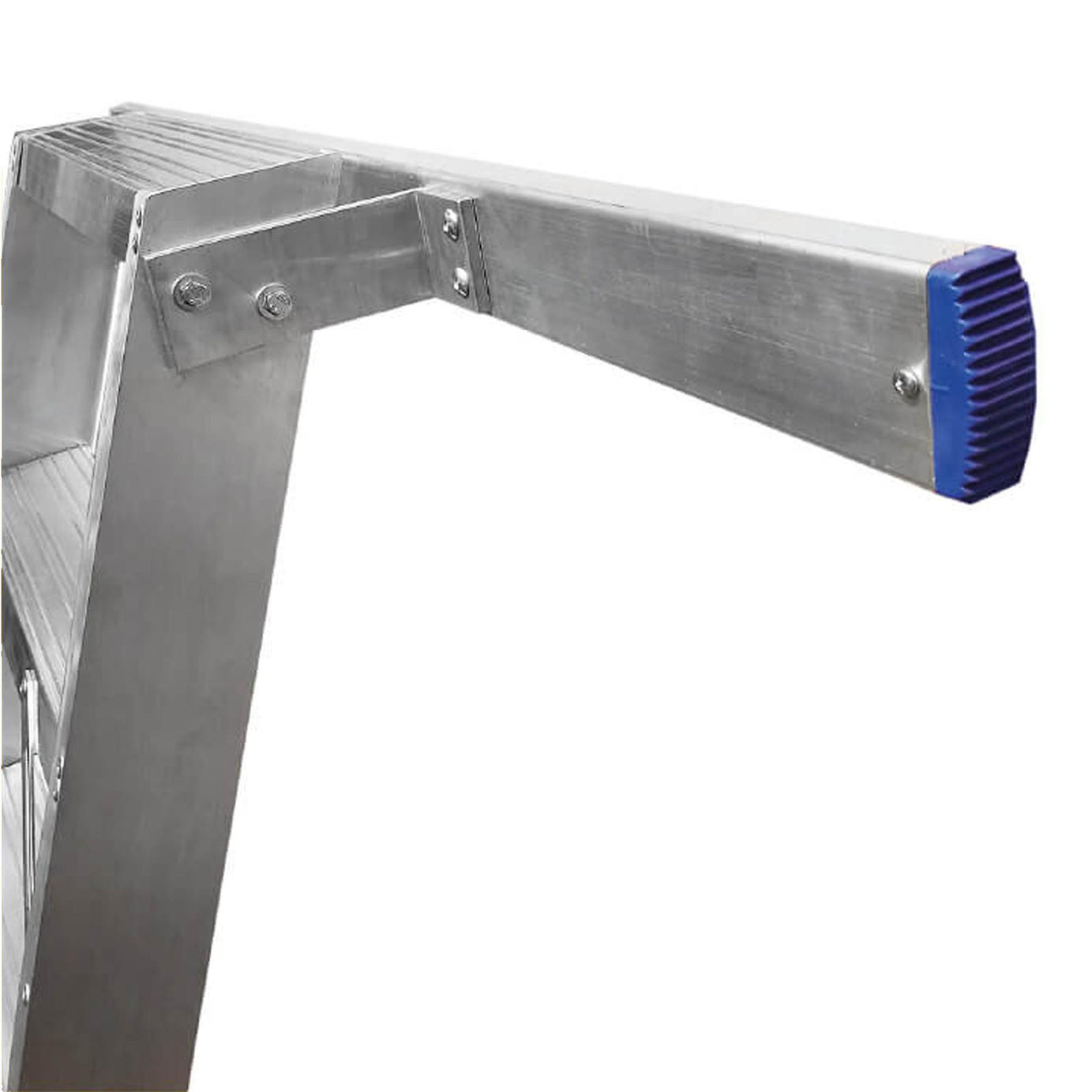 Dapetz 10 Tread Aluminium Lightweight Shelf Ladder 2.4m, Heavy Duty, Made In Uk