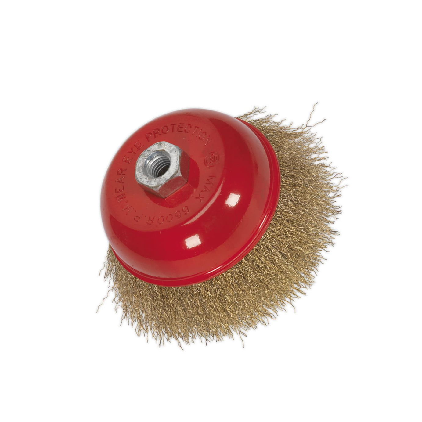 Sealey Brassed Steel Cup Brush Ø125mm M14 x 2mm