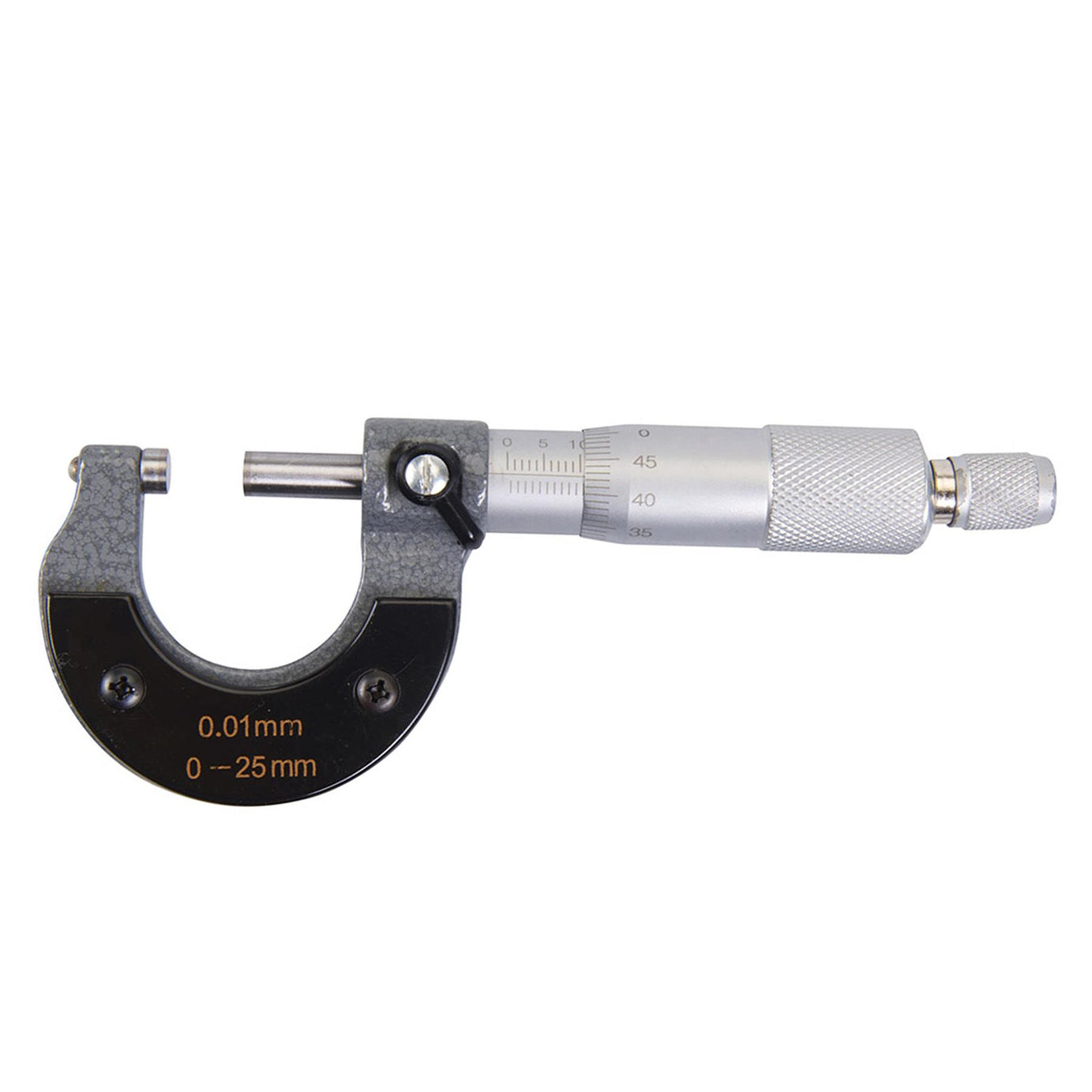 External Micrometer 25mm DIY Tools Supplied In A Strong Storage Case