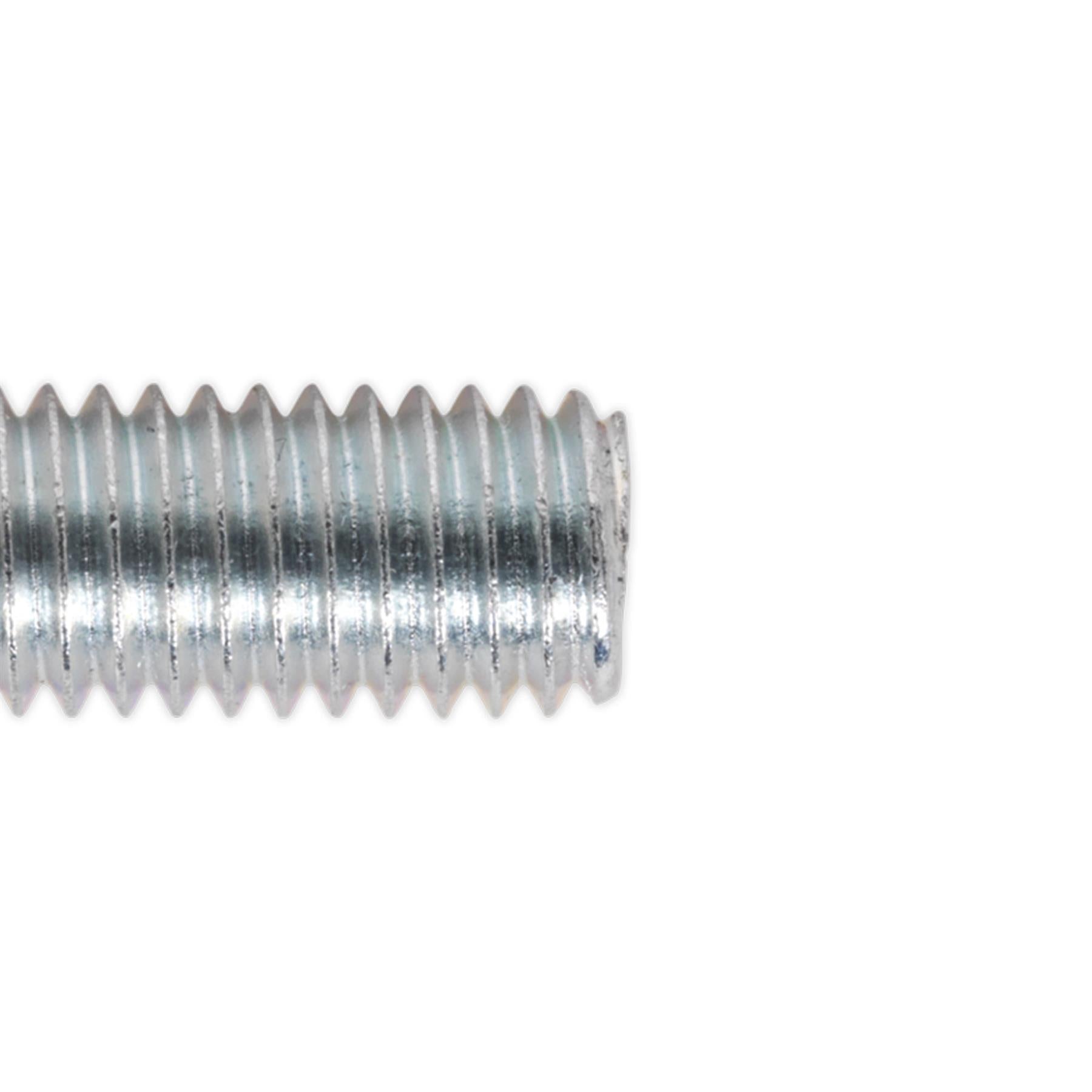 Sealey Machine Screw M8 x 25mm Countersunk Pozi Zinc Pack of 50