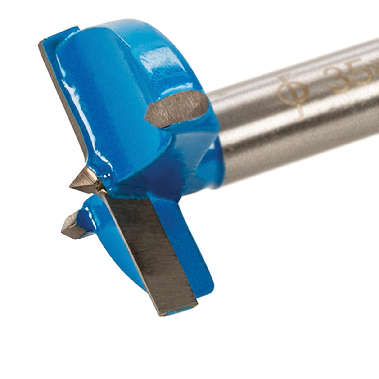 Forstner Drill Bits Hinge Cutter Borning Hole Titanium Coated Drillng Wood 35mm