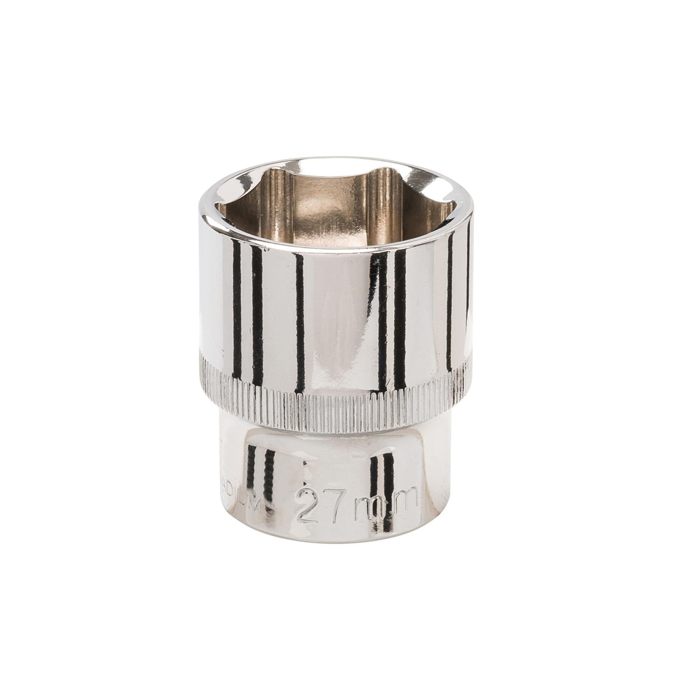 Socket 1/2" Drive Metric Hex Square 27mm Individual Hex Polished Crv Quality