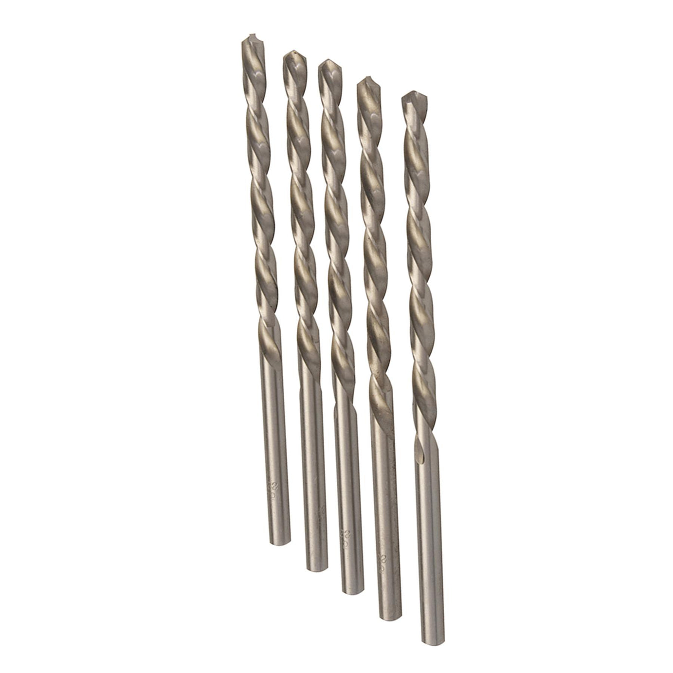 Long HSS Metric Jobber Drill Bits 6.5 x 148mm Metal Steel Wood Plastic 5pk