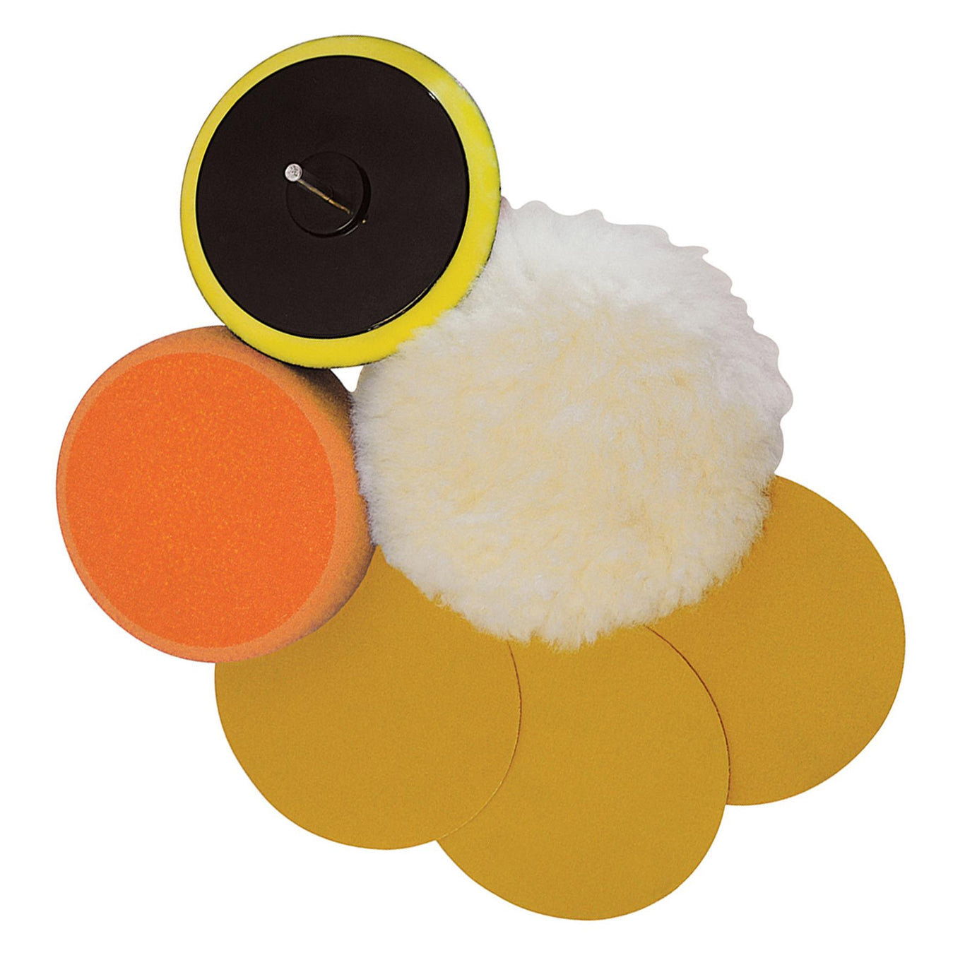 POWER DRILL SANDING POLISHING KIT 125mm mop bonnet