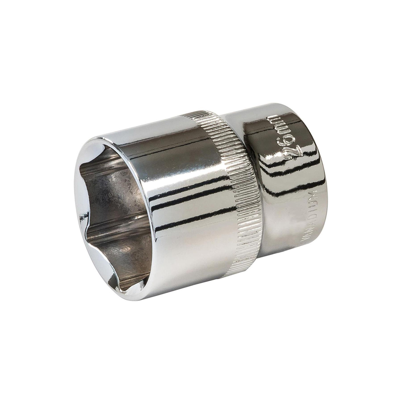 Socket 1/2" Drive Metric Hex Square 26mm Individual Hex Polished Crv Quality