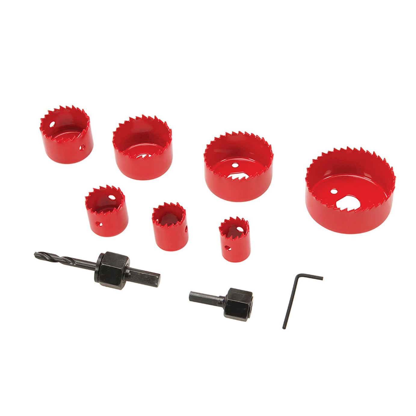 11 Pieces Holesaw Kit Set - Hole Saws For Plaster Board Wood Fiber Glass