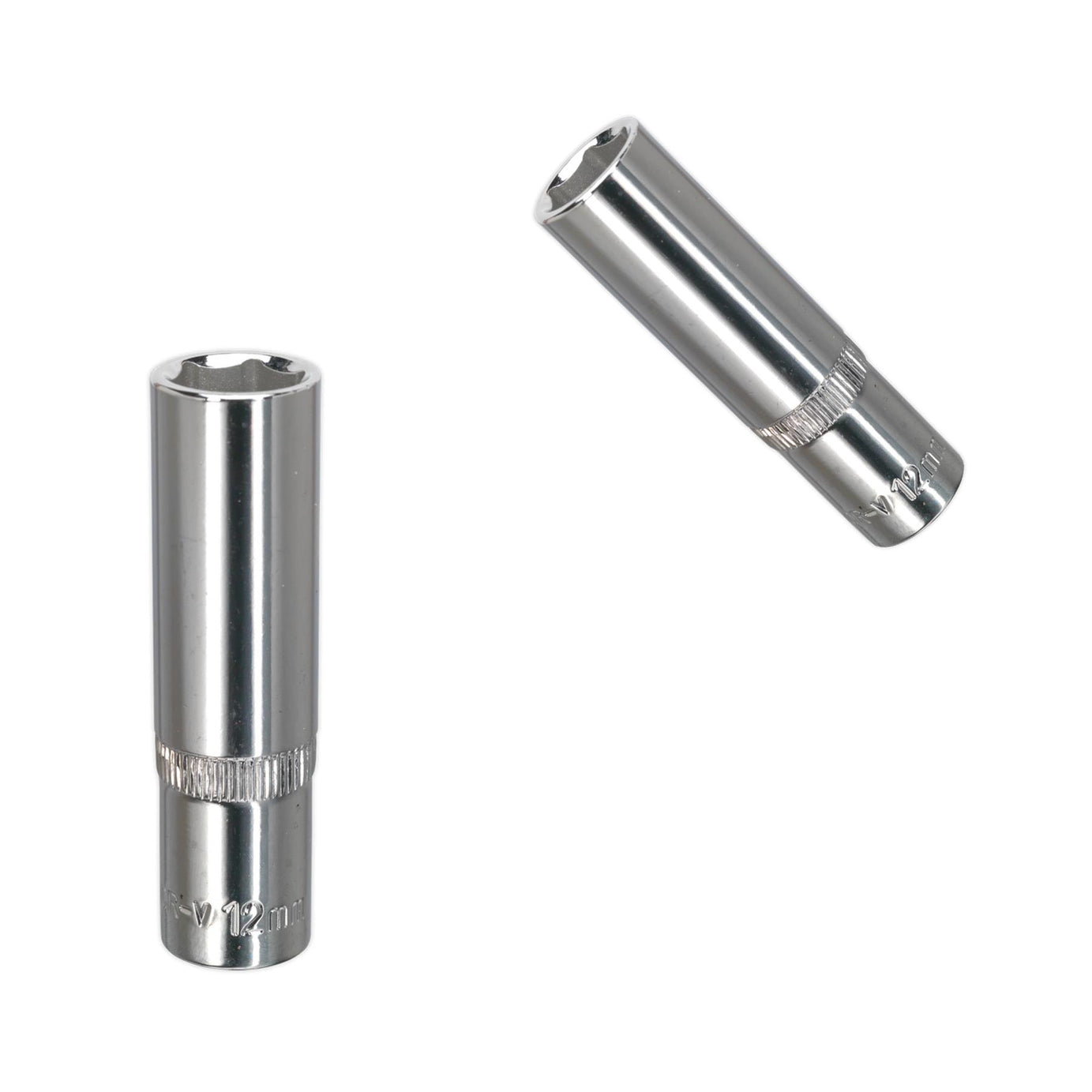 Sealey WallDrive Socket 12mm Deep 3/8"Sq Drive Fully Polished