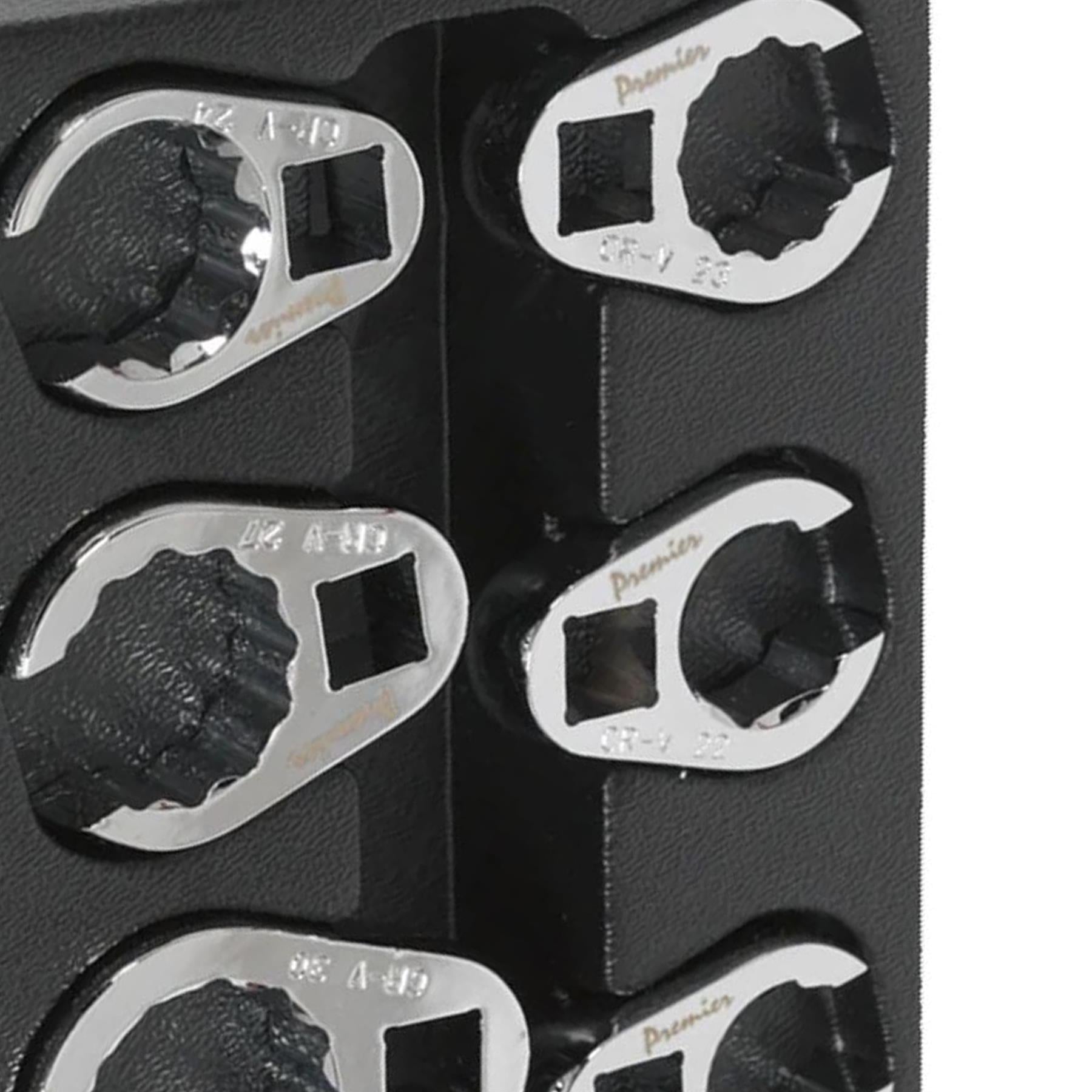 Sealey Crow's Foot Spanner Set 8pc 1/2"Sq Drive Metric