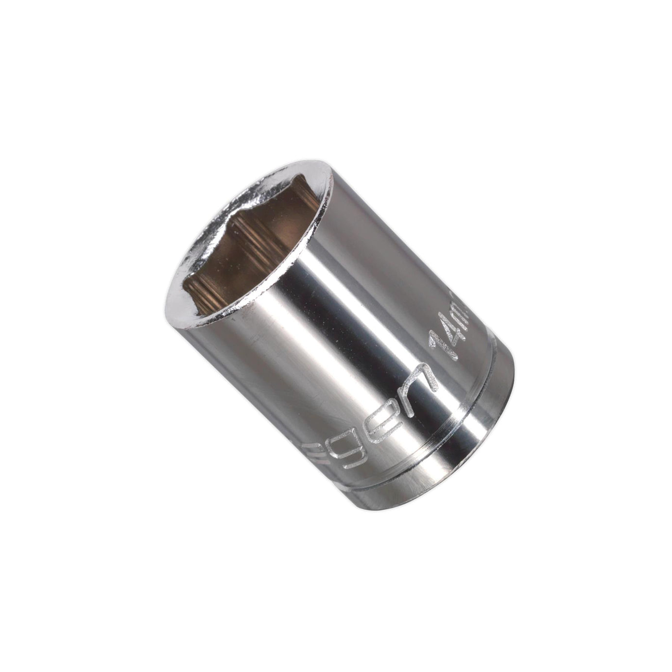 Sealey WallDrive Socket 14mm 3/8"Sq Drive  Carbon Steel