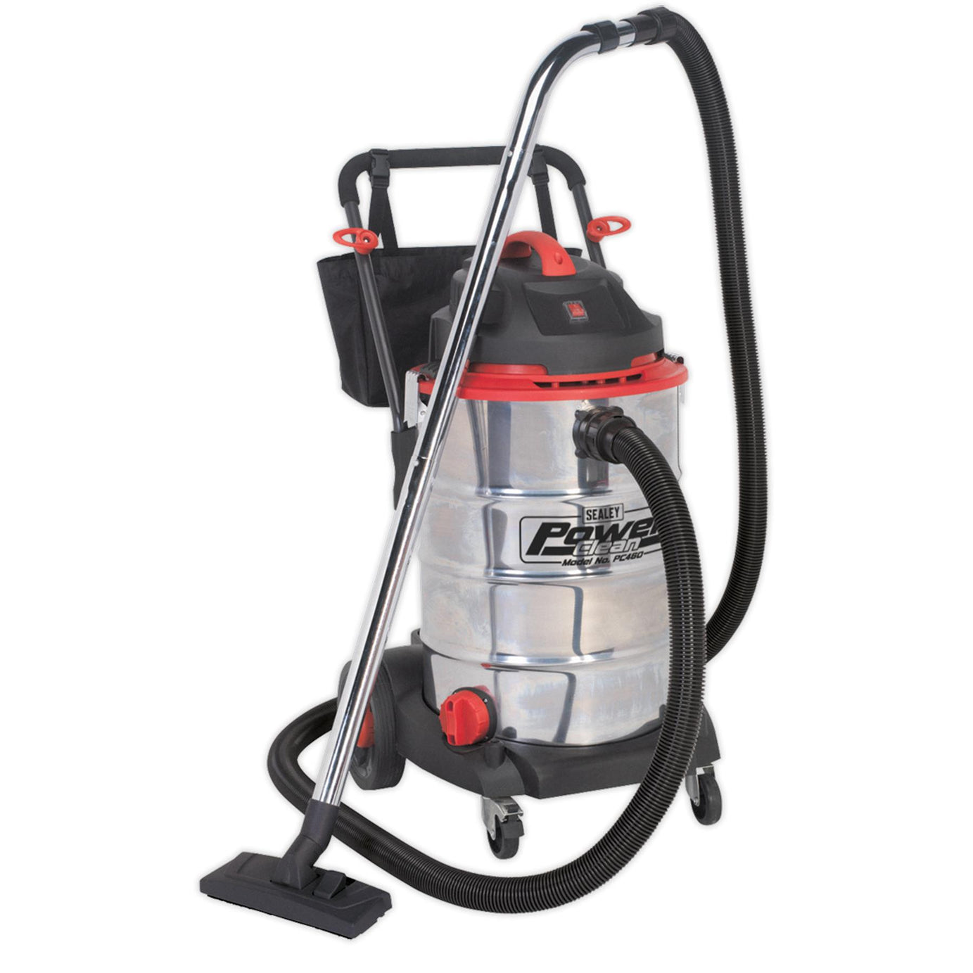 Sealey Vacuum Cleaner Wet & Dry 60L Stainless Drum 1600W/230V