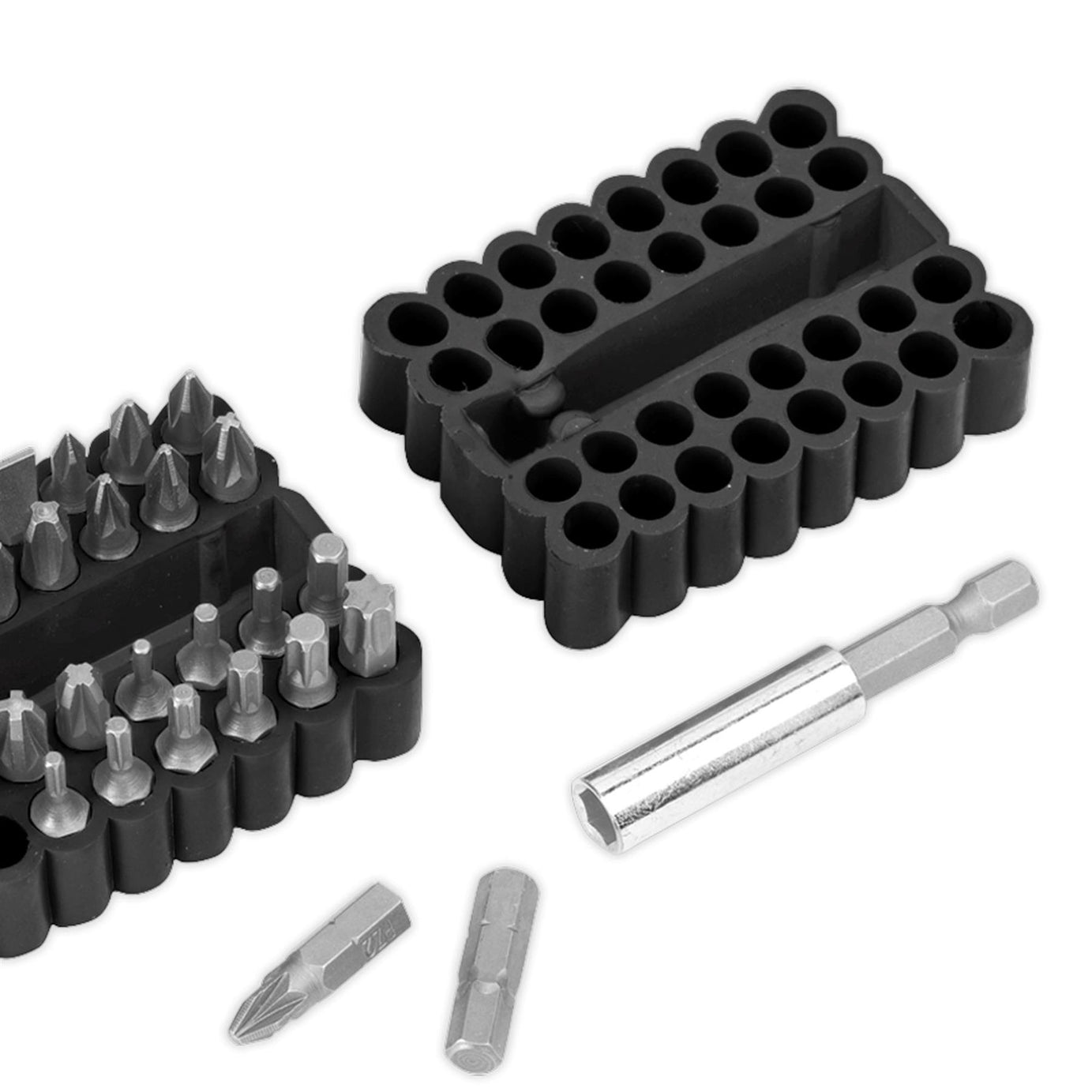 Sealey Bit & Magnetic Adaptor Set 33pc