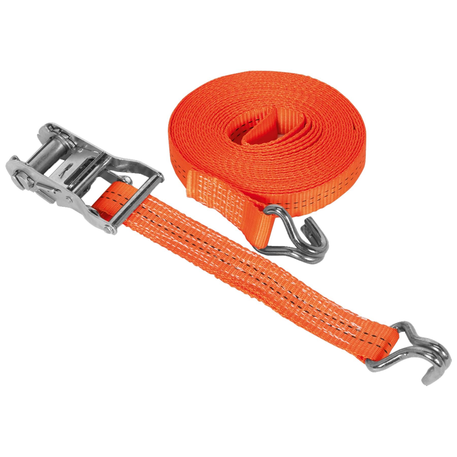 Sealey Ratchet Tie Down 35mm x 8m Poly Web 2000kg Load Test