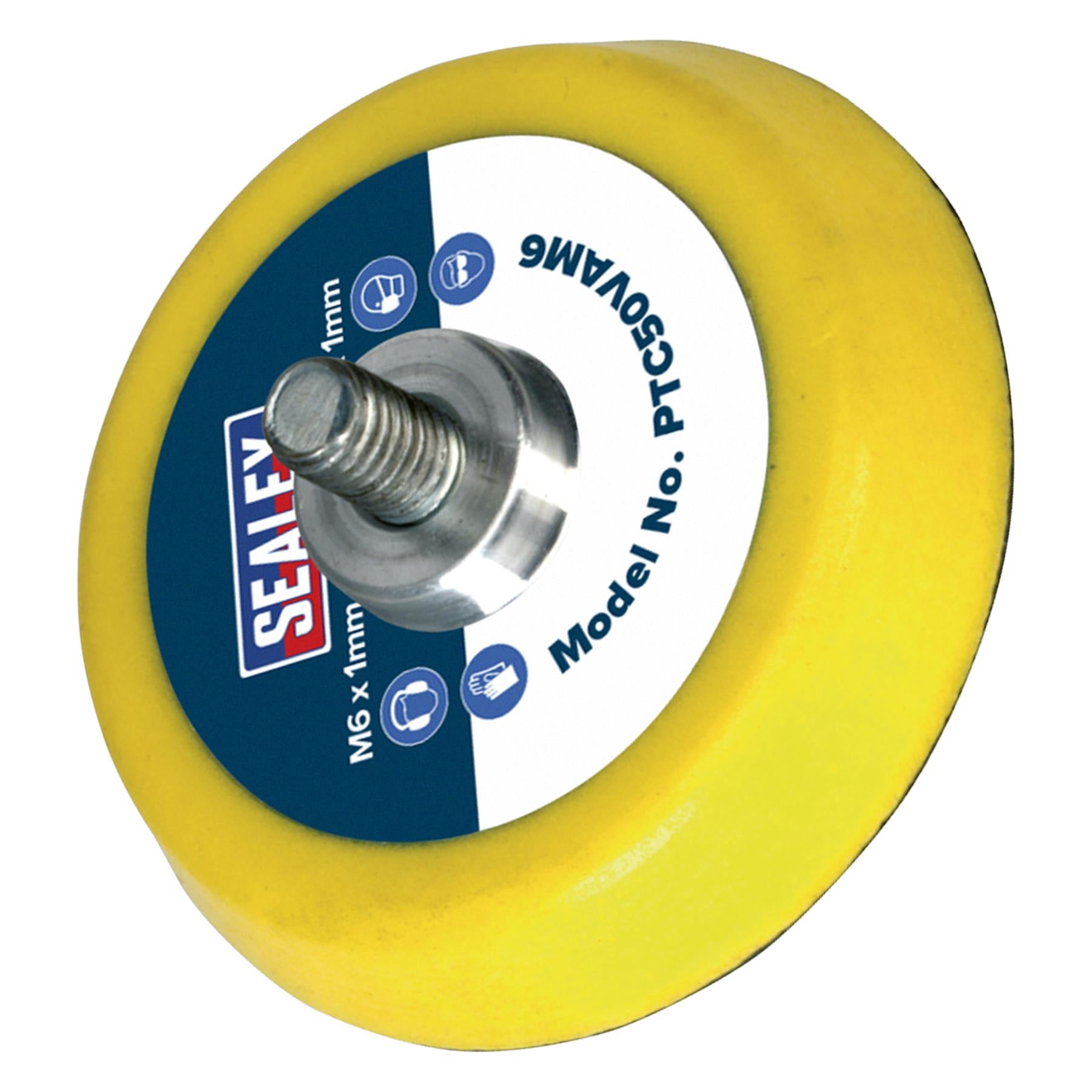 Sealey Hook-and-Loop Backing Pad 50mm M6 x 1mm