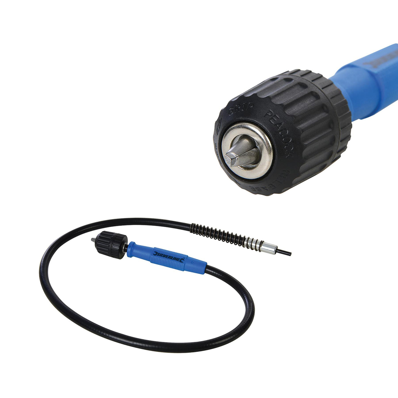 Flexible Drive Shaft Extension (1041mm) 6mm Keyless Chuck Max Speed: 6,000Rpm