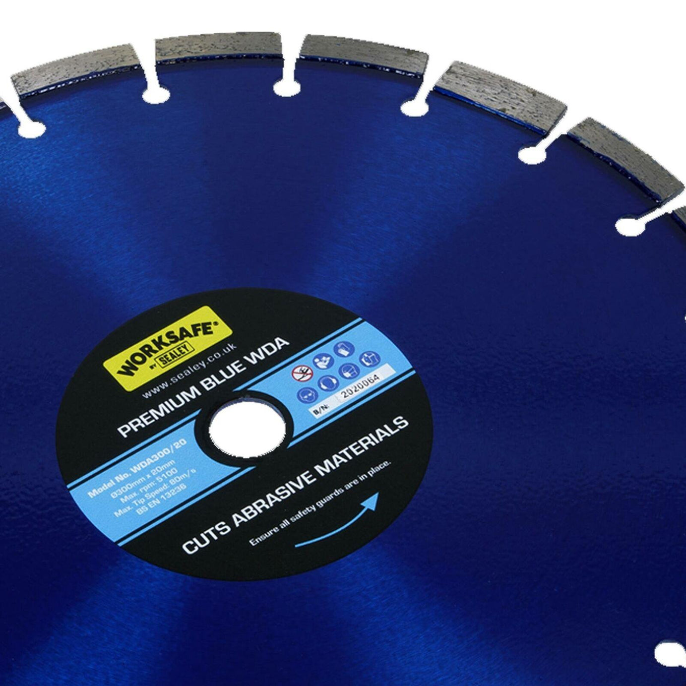 Sealey Premium Blue WDA Diamond Blade Ø230 x 22mm