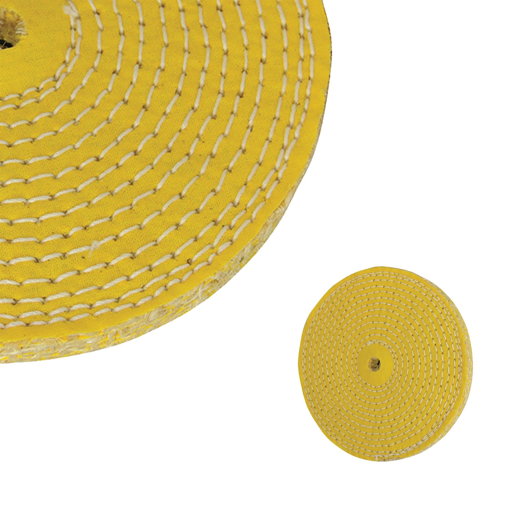 Sisal Buffing Wheel 150mm - Buffing Wheel Hard Wheel For Burnishing New