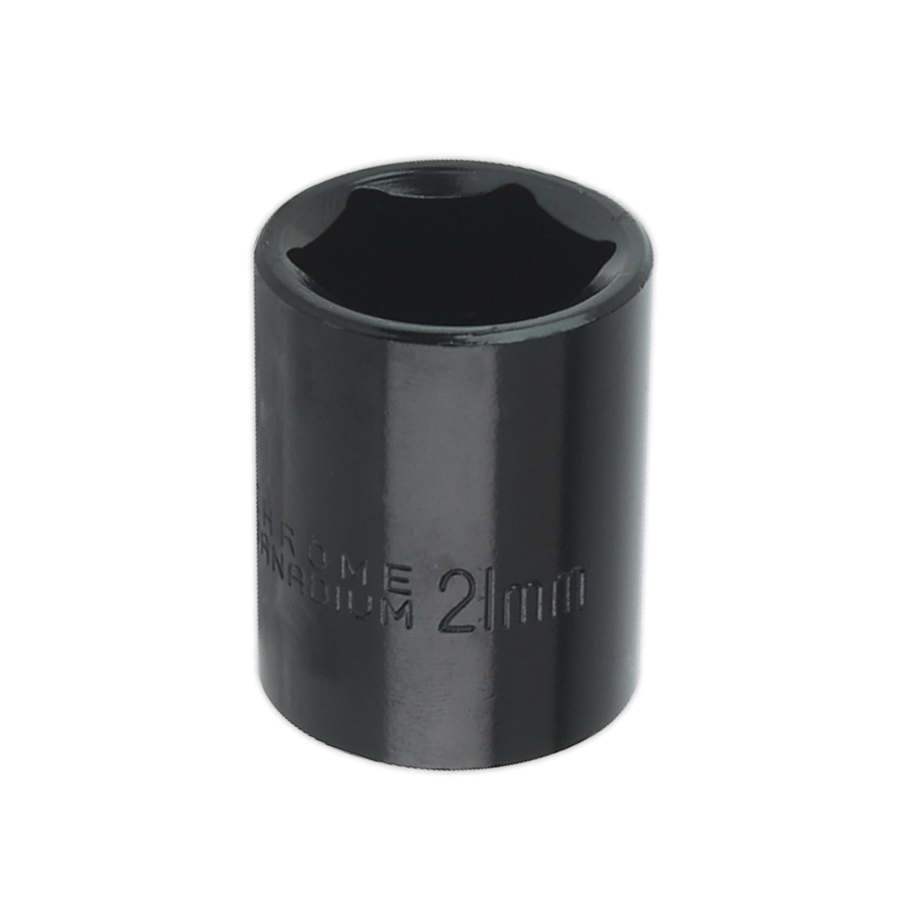 Sealey Impact Socket 21mm 1/2"Sq Drive