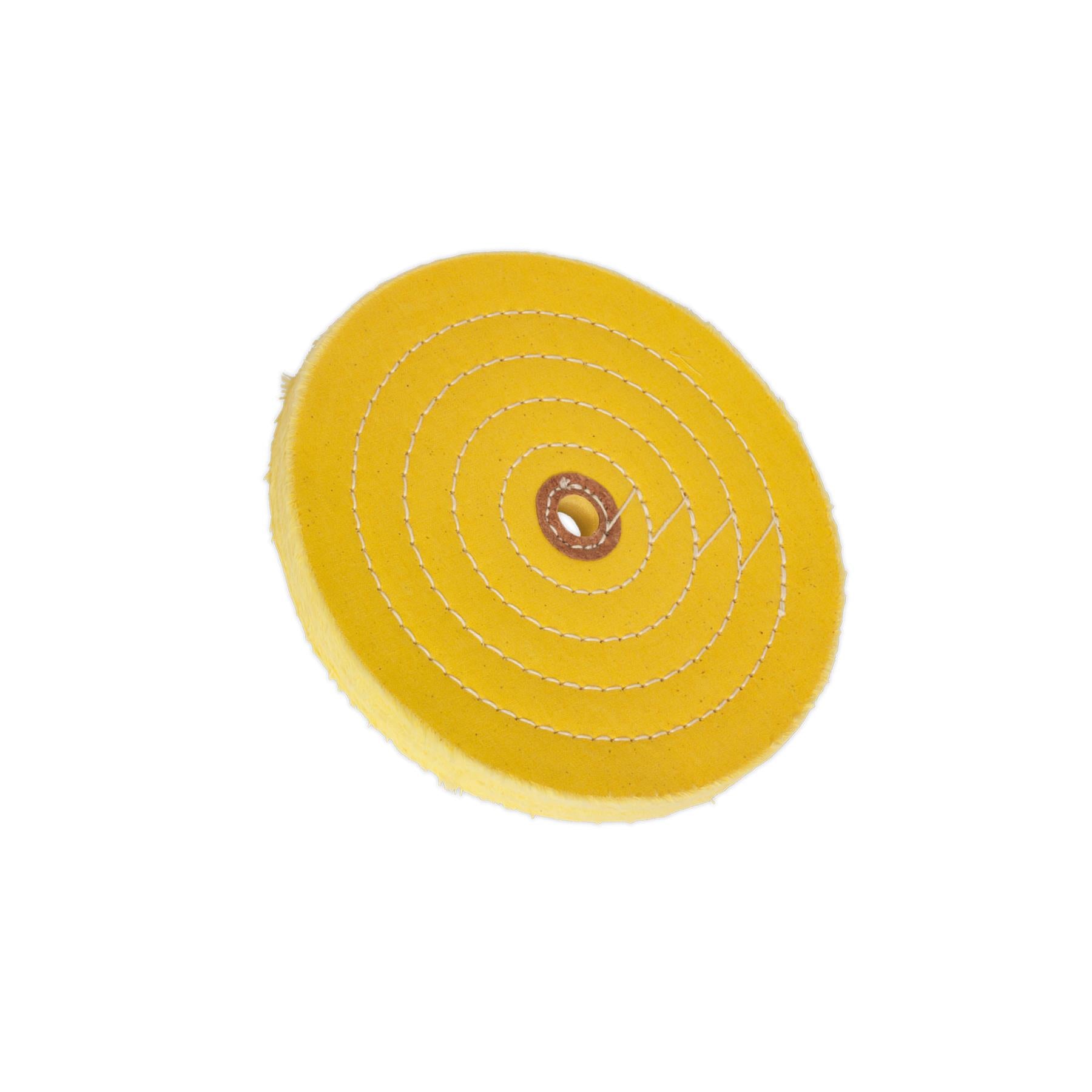 Sealey Buffing Wheel Ø200 x 16mm Ø16mm Bore Coarse