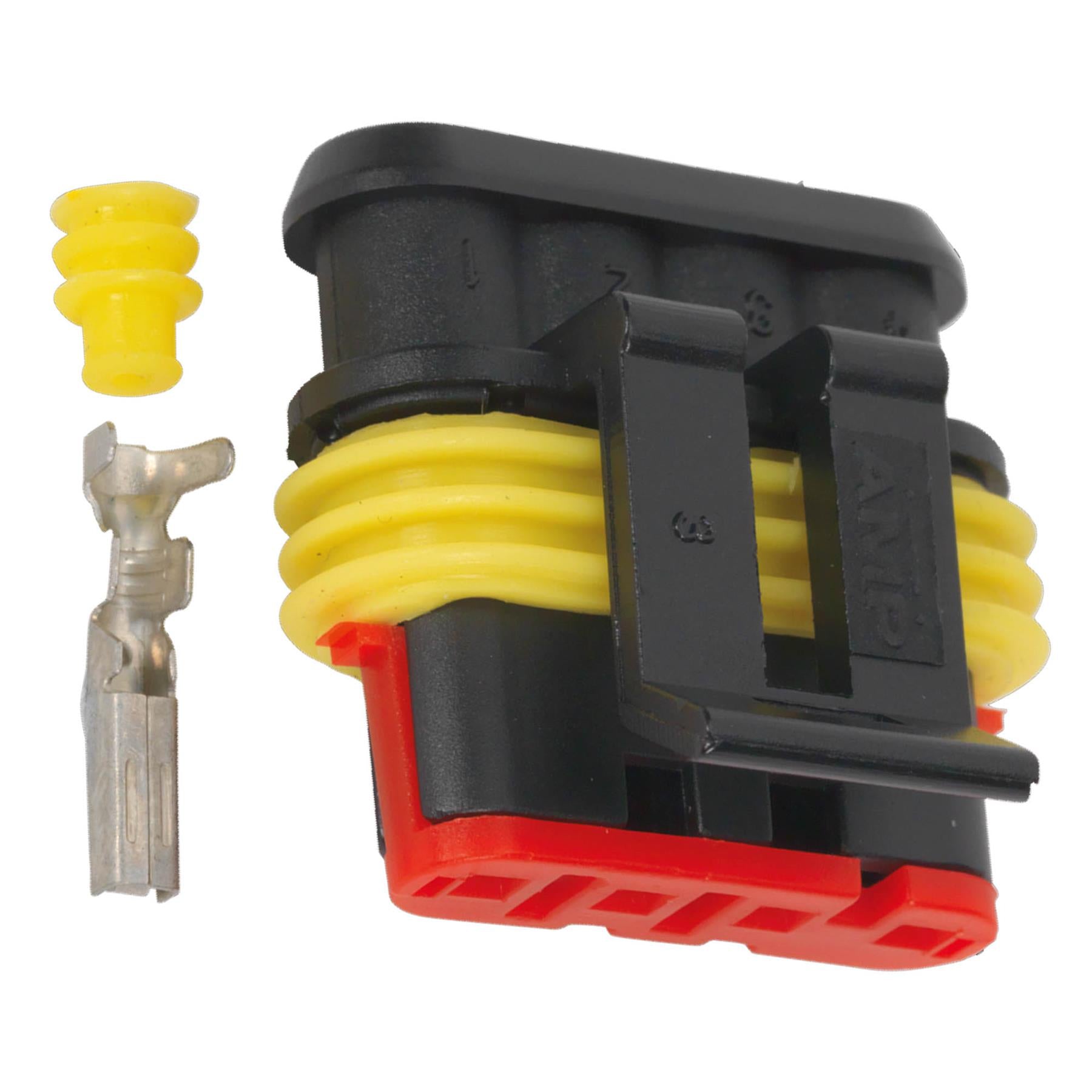 Sealey Superseal Female Connector 4-Way Pack of 3