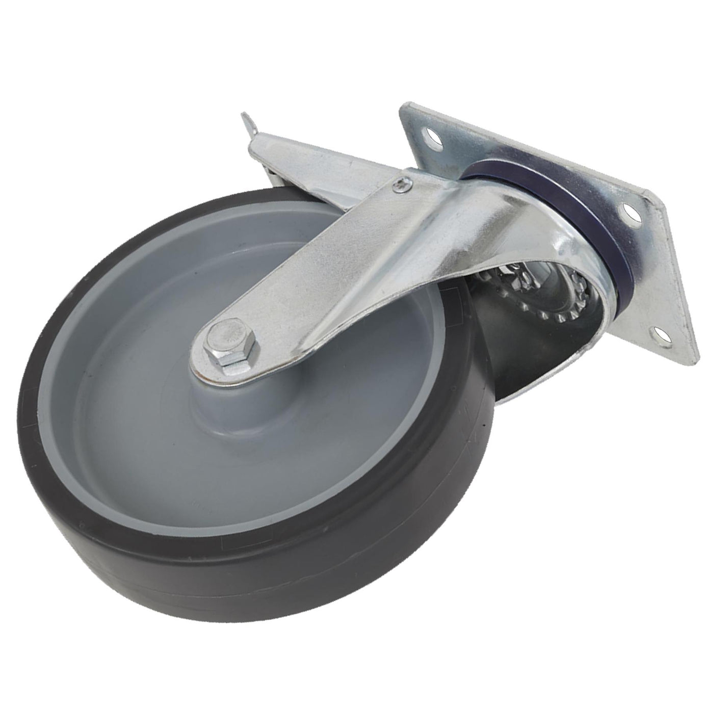 Sealey Medium Duty Swivel Castor Wheel with Total Lock 50mm