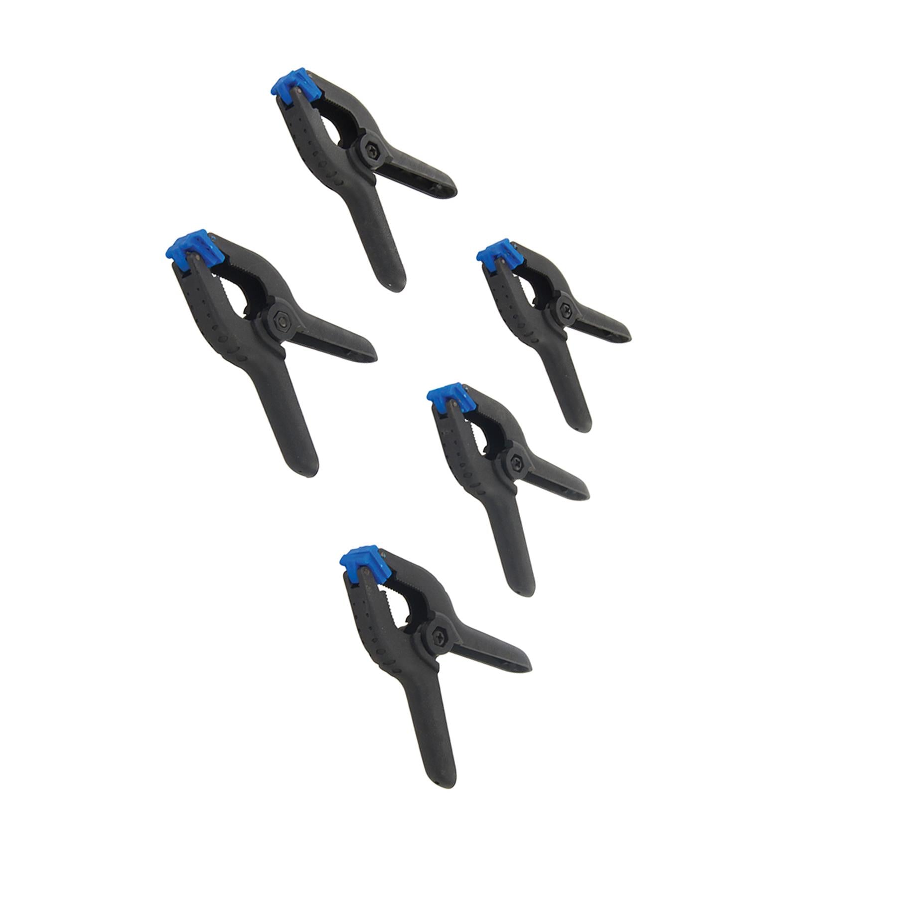 5Pk Spring Clamps 65mm Jaw Strong Woodwork Carpentry Market Stall Tent Marquee