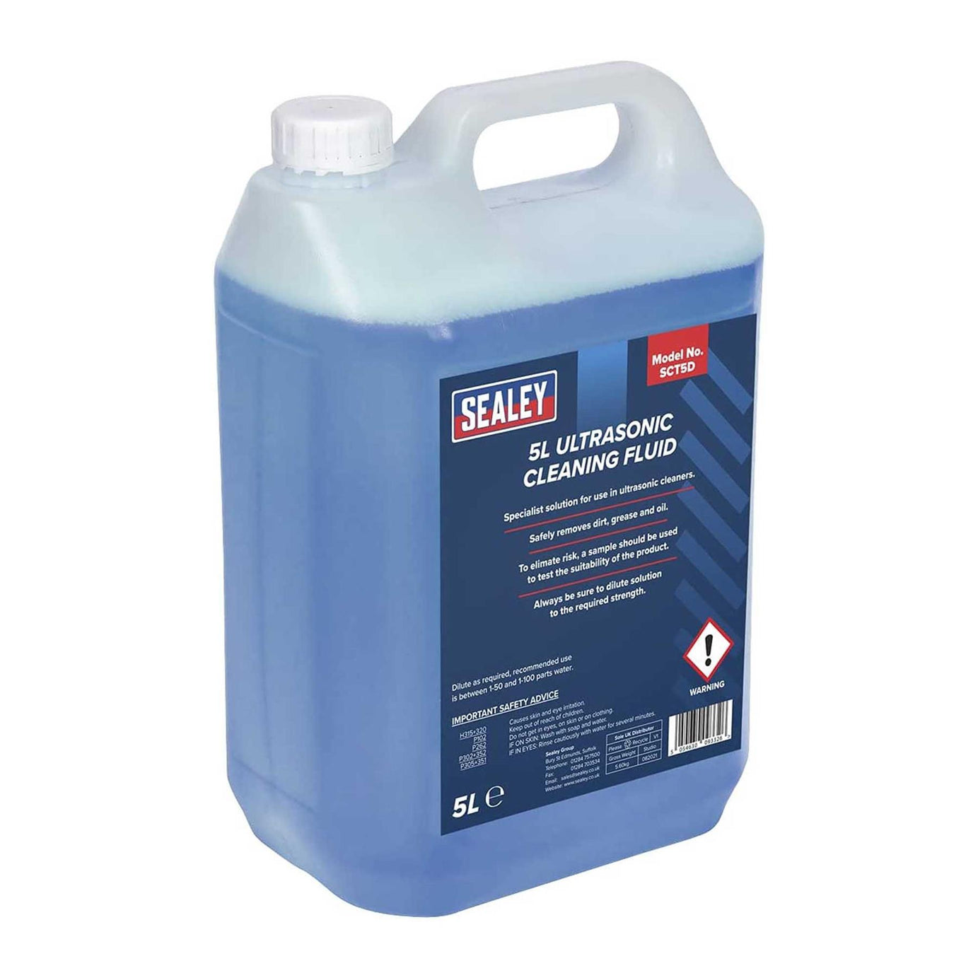 Sealey Ultrasonic Cleaning Fluid 5L