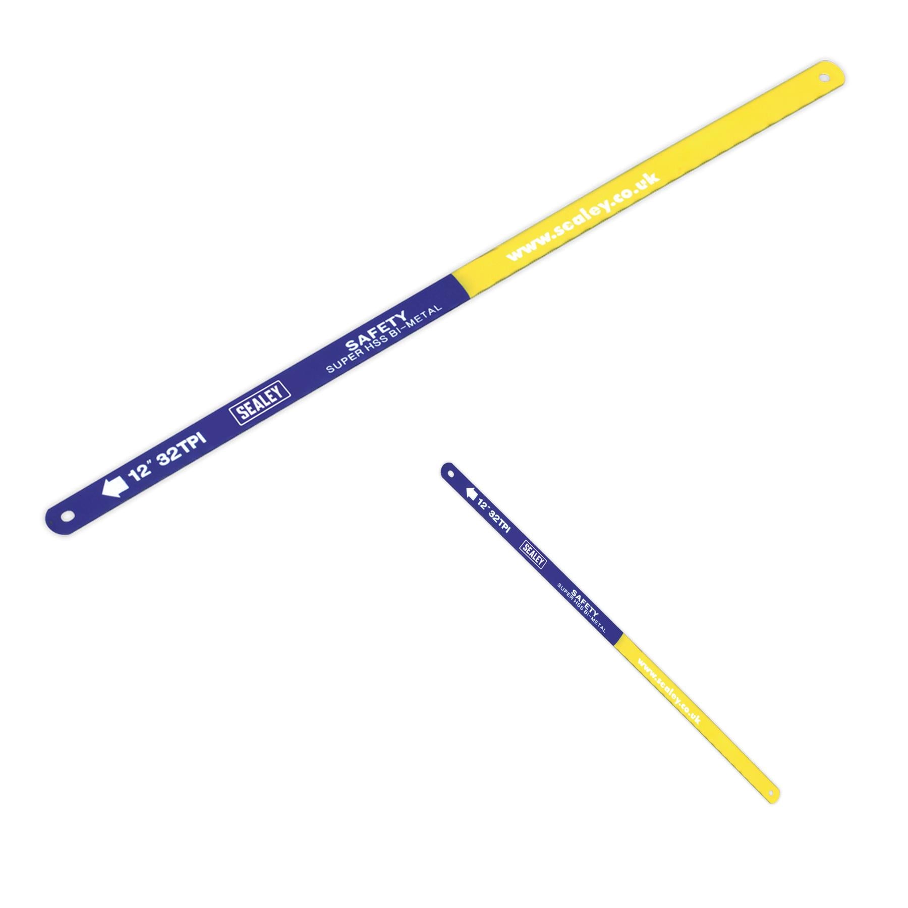 Sealey Hacksaw Blade 300mm HSS Bi-Metal 32tpi Pack of 10