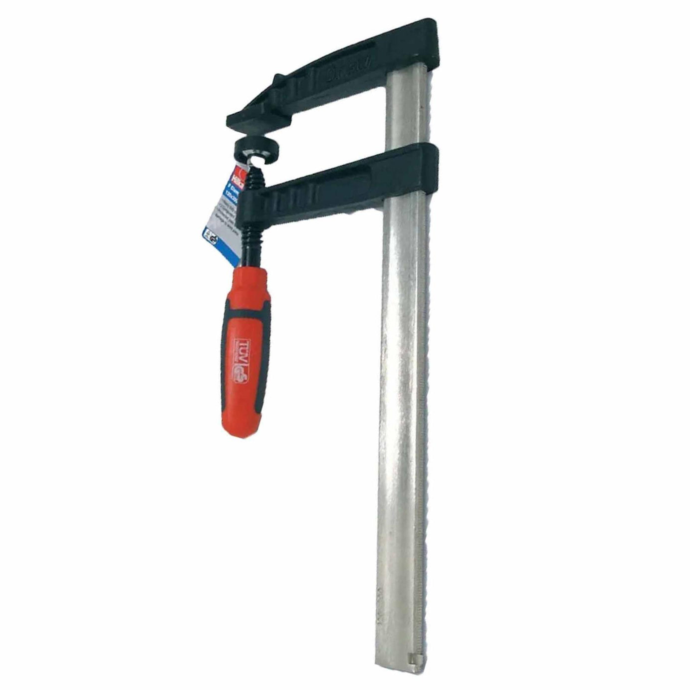 F clamp with soft grip