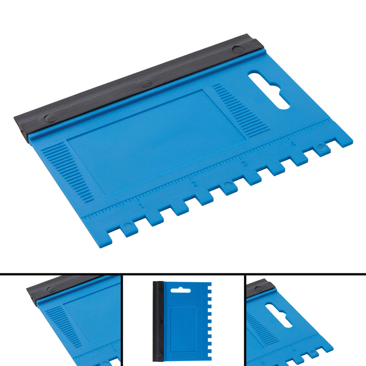 Combination Spreader 125 x 95mm - 6mm applying grouting to tiles Notched edge