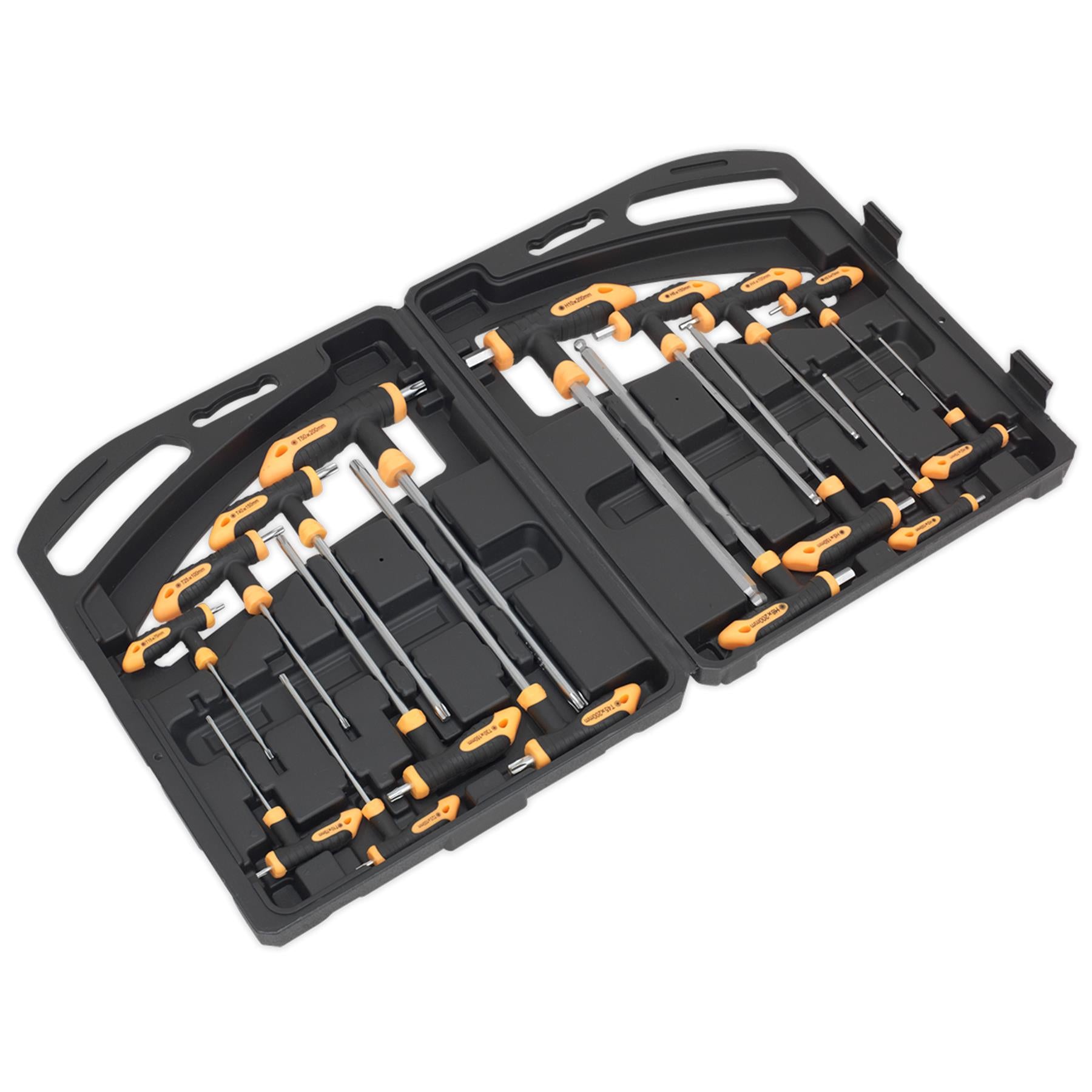 Sealey T-Handle TRX-Star* & Hex Key Set 16pc
