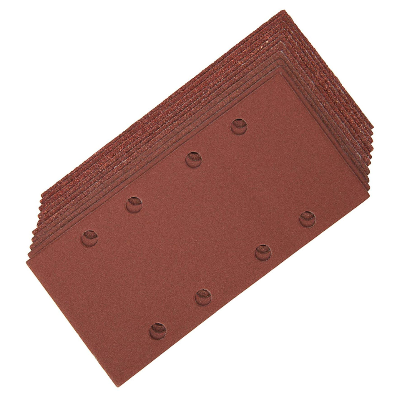20 x 1/3 Punched Sanding Sheets, 93 x 190mm Sandpaper Pads Sander Hook and Loop Mix Grit