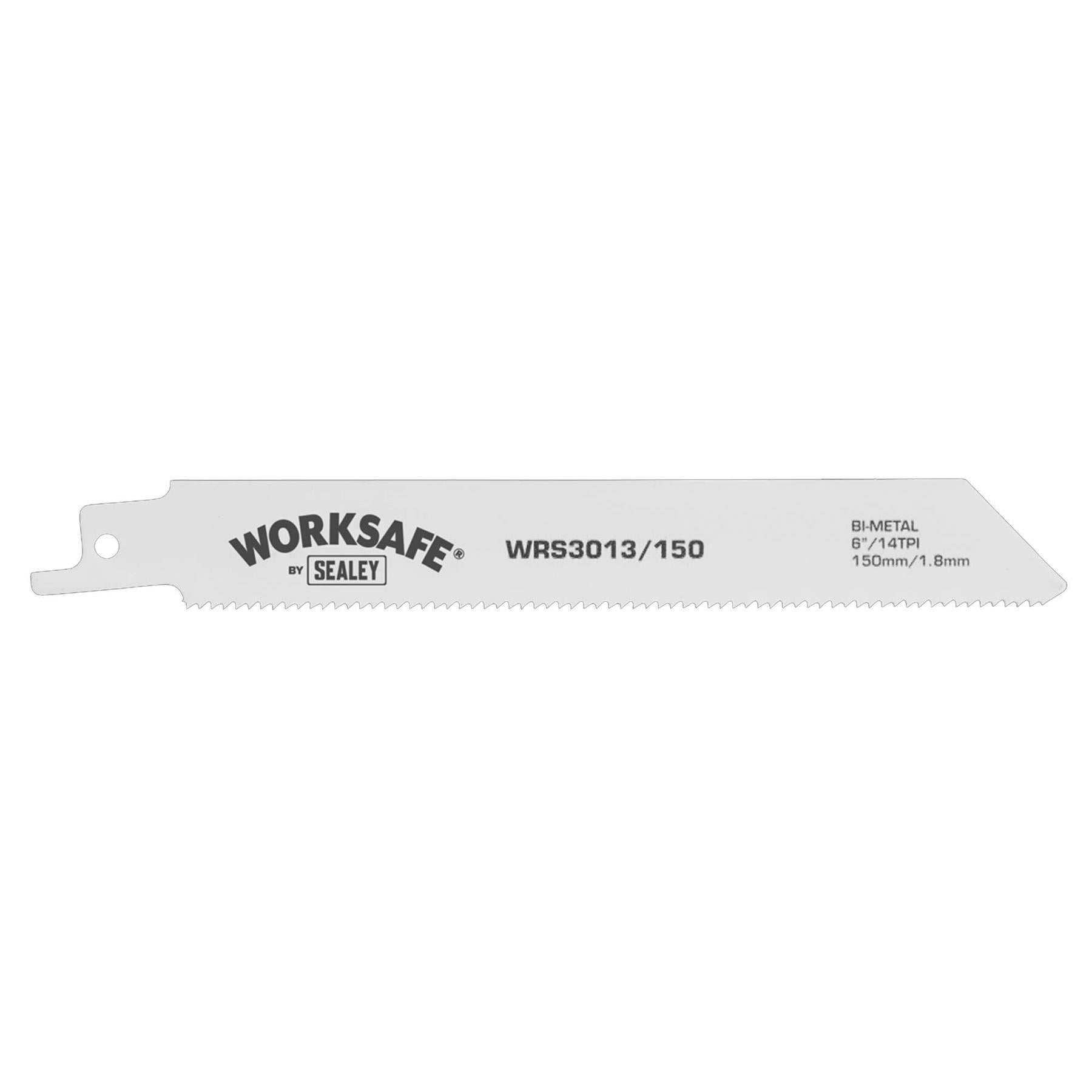 Sealey Reciprocating Saw Blade 150mm 14tpi - Pack of 5
