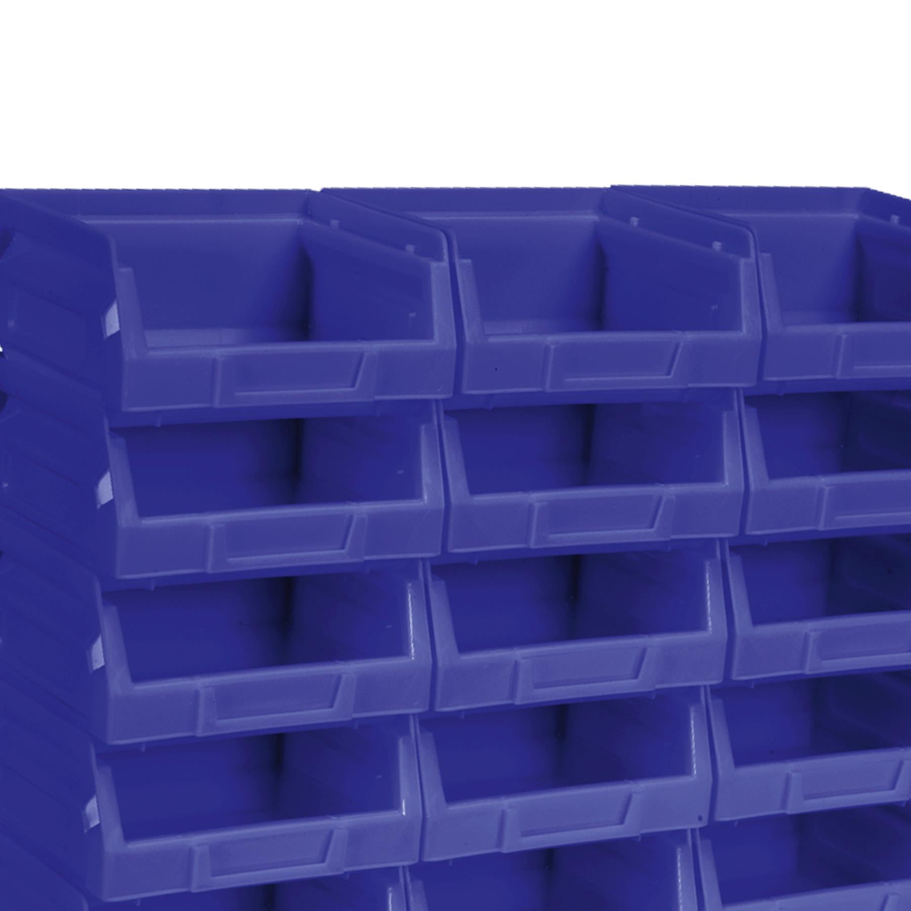 Sealey Plastic Storage Bin 105 x 85 x 55mm - Blue Pack of 24