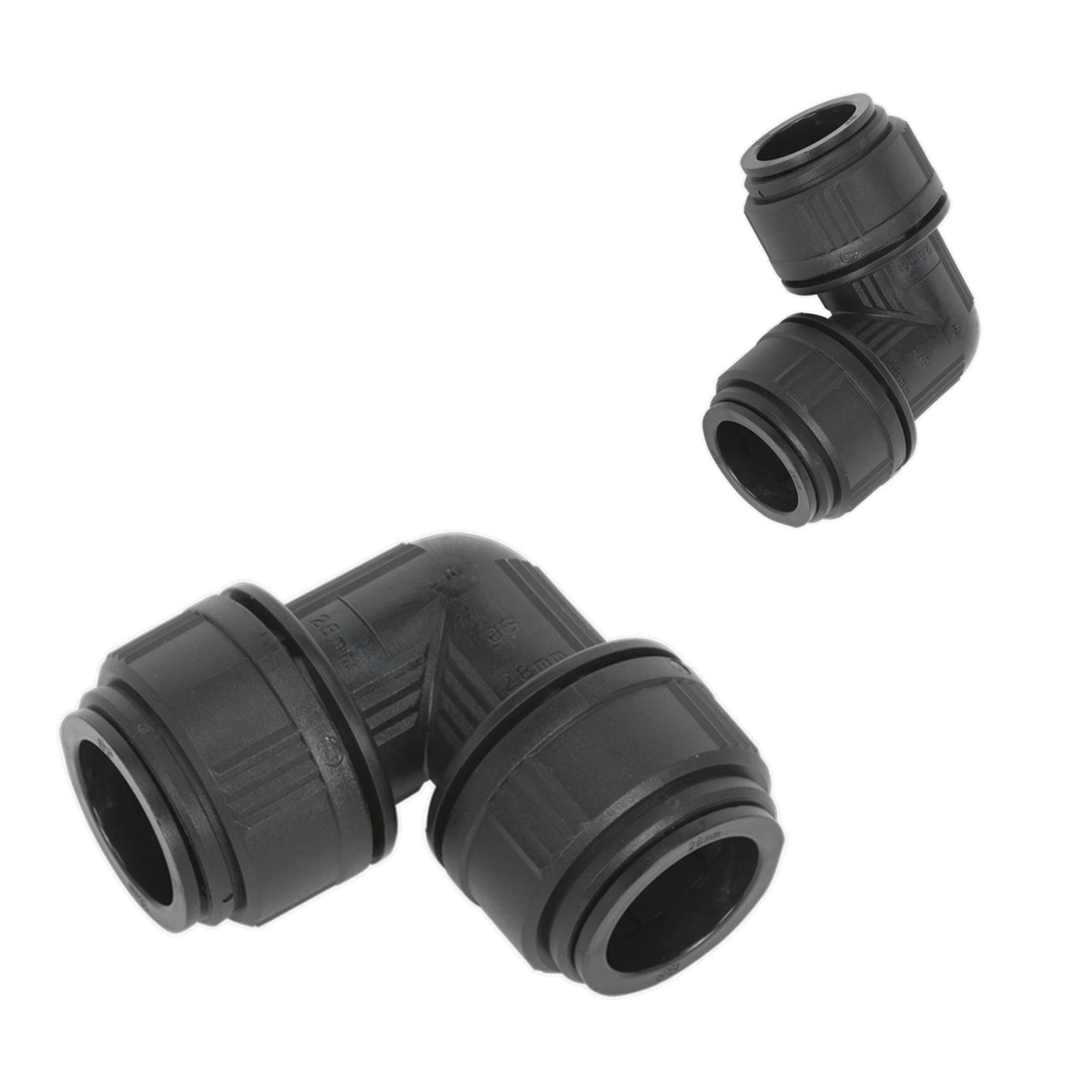 Sealey Equal Elbow Ø28mm Pack of 5 (John Guest Speedfit® - PM0328E)