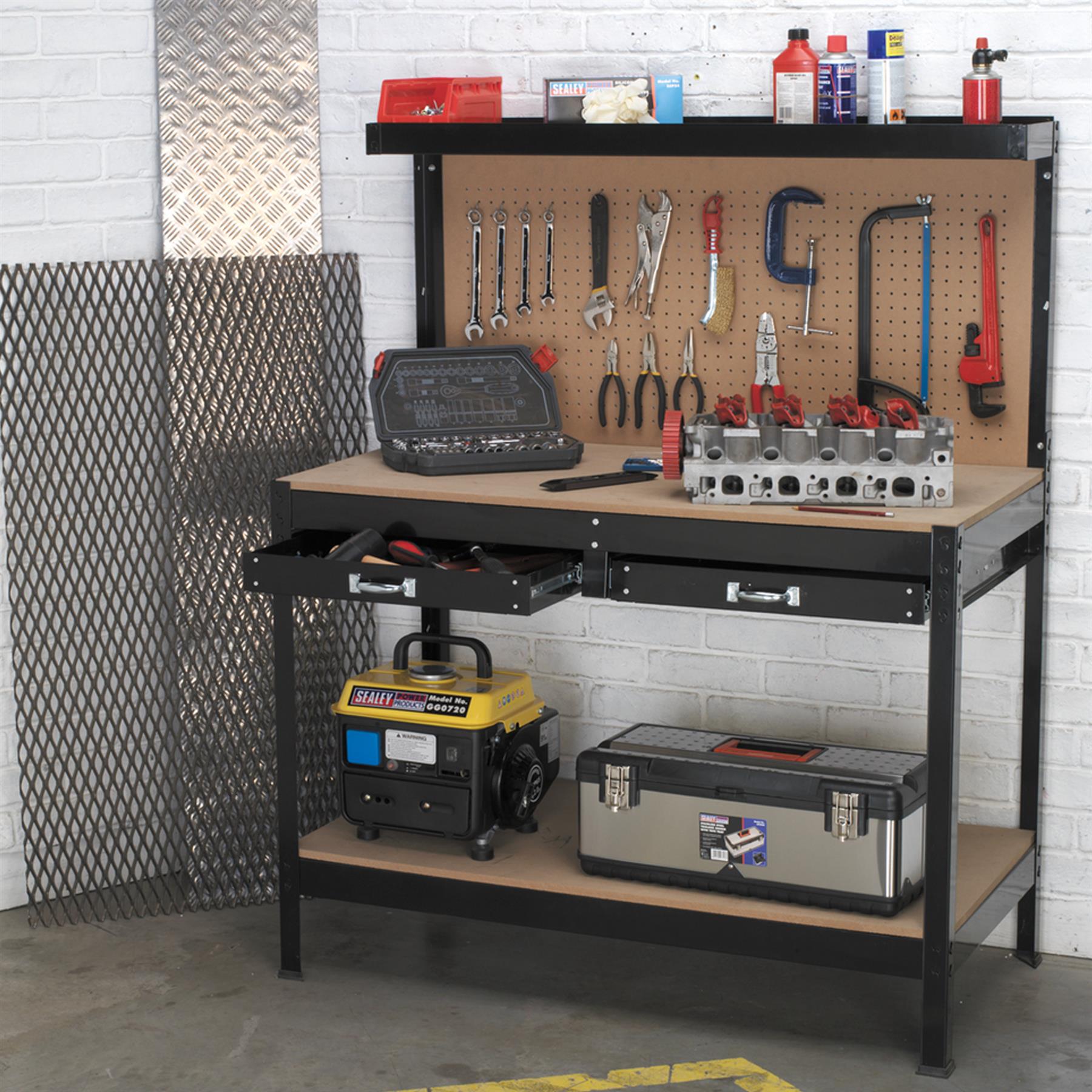 Sealey Workstation 1.2m with Drawers Boltless Designed Frame