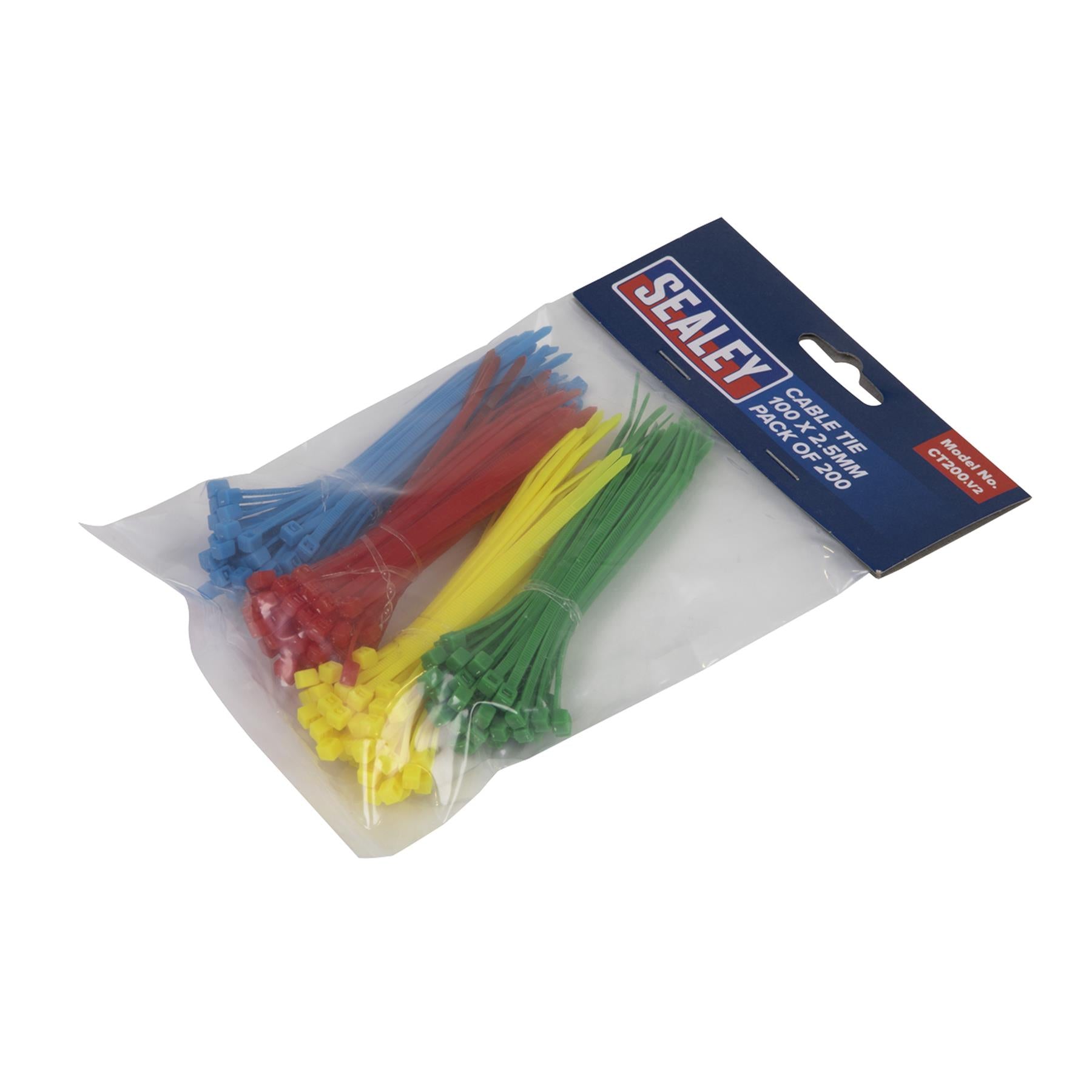 Sealey Cable Tie 100 x 2.5mm Pack of 200