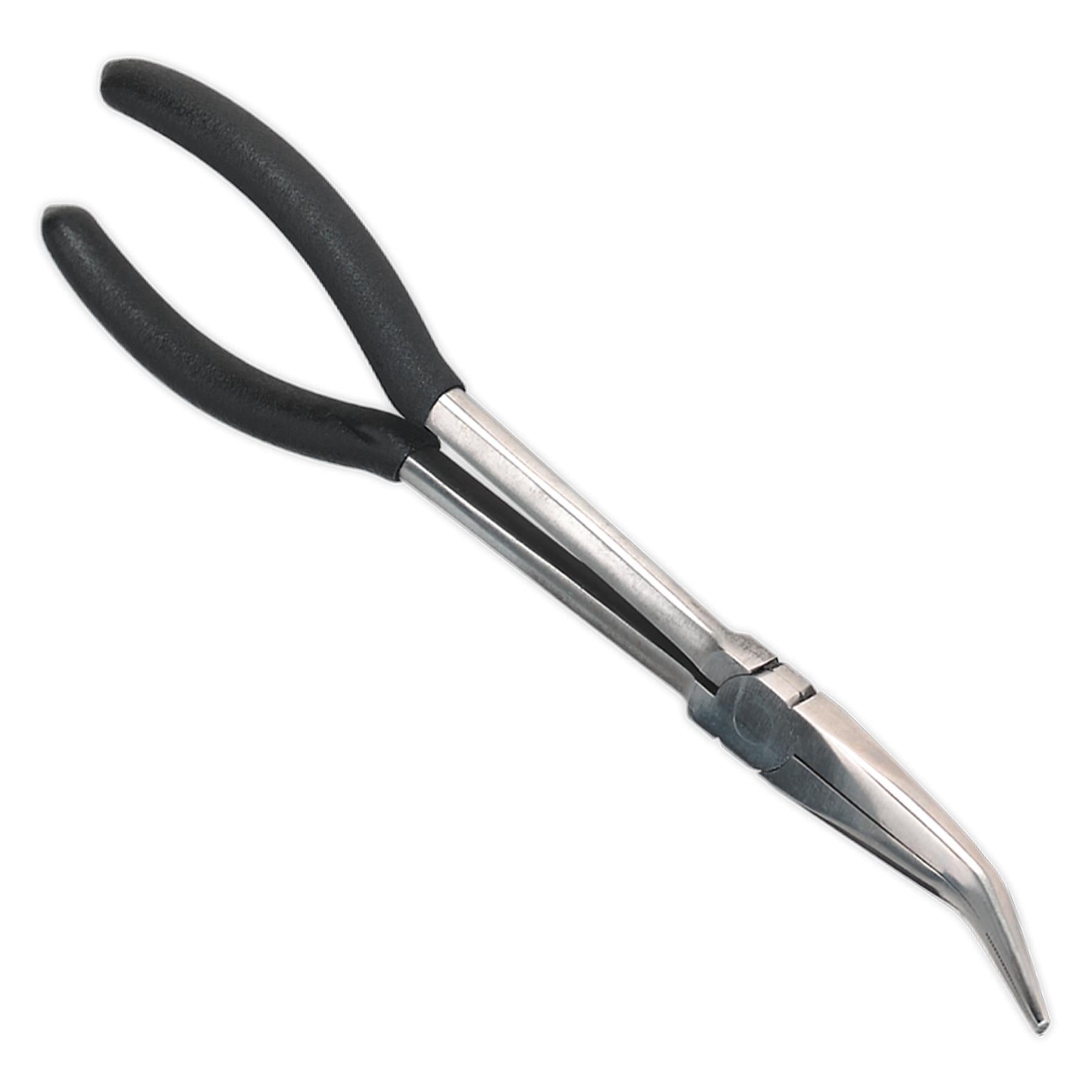 Sealey Needle Nose Pliers 275mm 45° Angle Nose
